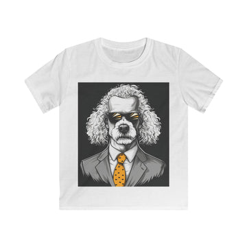 “Professor Barkstein” – Kids’ Genius Poodle Tee