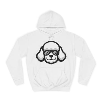 Chill Poodle Hoodie – Unisex College Hoodie | Cozy Dog-Lover Gift | Poodleface Original