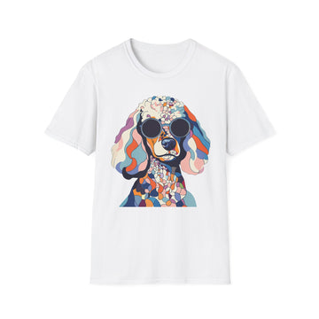 Colorful Dog Art Unisex T-Shirt, Pet Lover Gift, Unique Graphic Tee, Cute Dog Apparel, Fun Casual Wear, Dog Mom Shirt