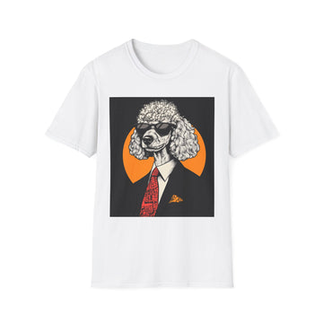 Stylish Poodle Graphic Tee, Cool Dog Lover Shirt, Funny Pet Apparel, Unisex Casual Top, Birthday Gift for Dog Owners