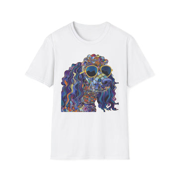 Colorful Dog Art T-Shirt, Cute Pet Lover Gift, Dog Mom Shirt, Fun Summer Tee, Unique Animal Lover Apparel