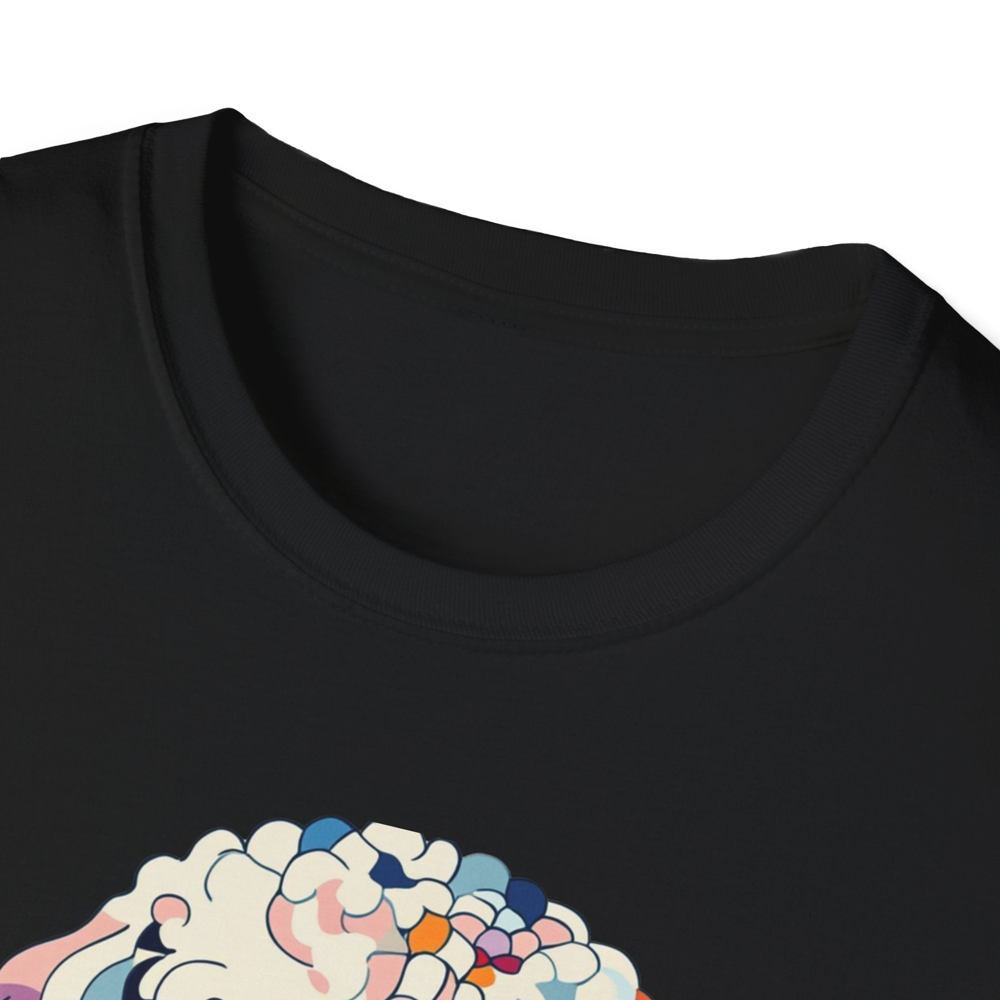 Colorful Dog Art Unisex T-Shirt, Pet Lover Gift, Unique Graphic Tee, Cute Dog Apparel, Fun Casual Wear, Dog Mom Shirt