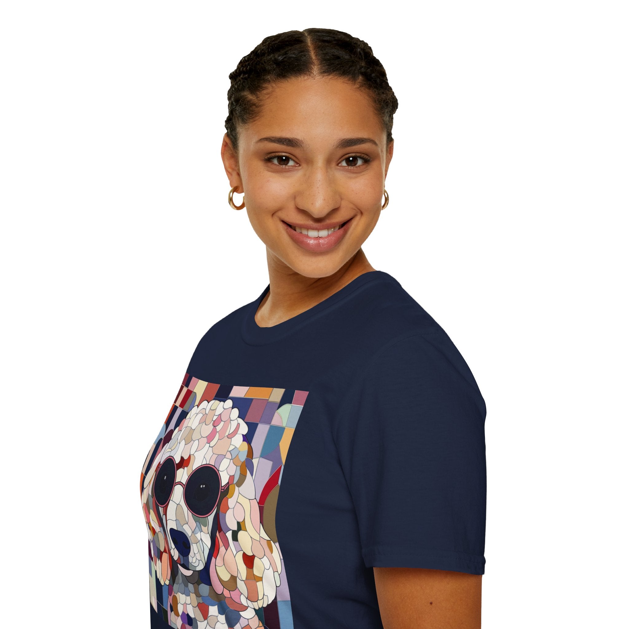 Cool Dog Art T-Shirt | Trendy Pet Lover Tee, Gift for Dog Owners, Summer Fashion, Dog Enthusiast Apparel, Casual Wear