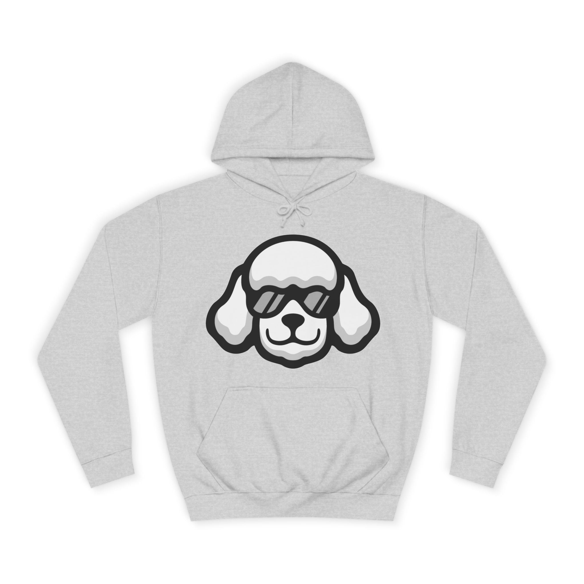 Chill Poodle Hoodie – Unisex College Hoodie | Cozy Dog-Lover Gift | Poodleface Original