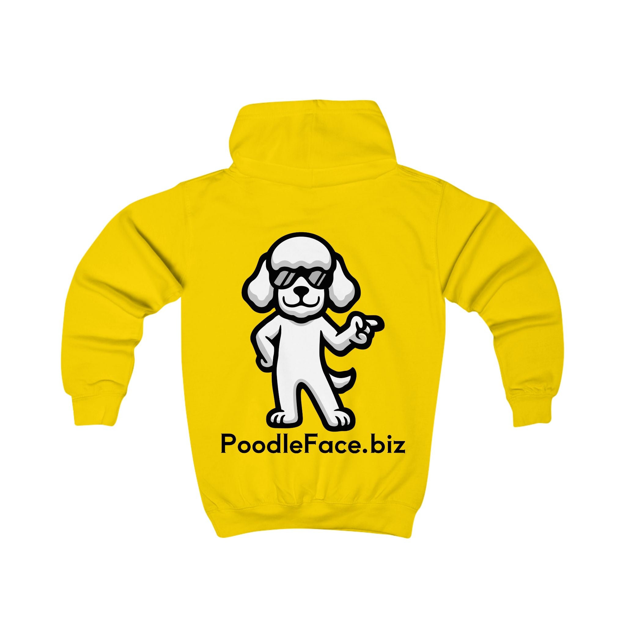Cool Poodle Kids Hoodie – Cartoon Dog Sweatshirt | Soft, Fun Gift for Dog-Loving Kids | Poodleface Original