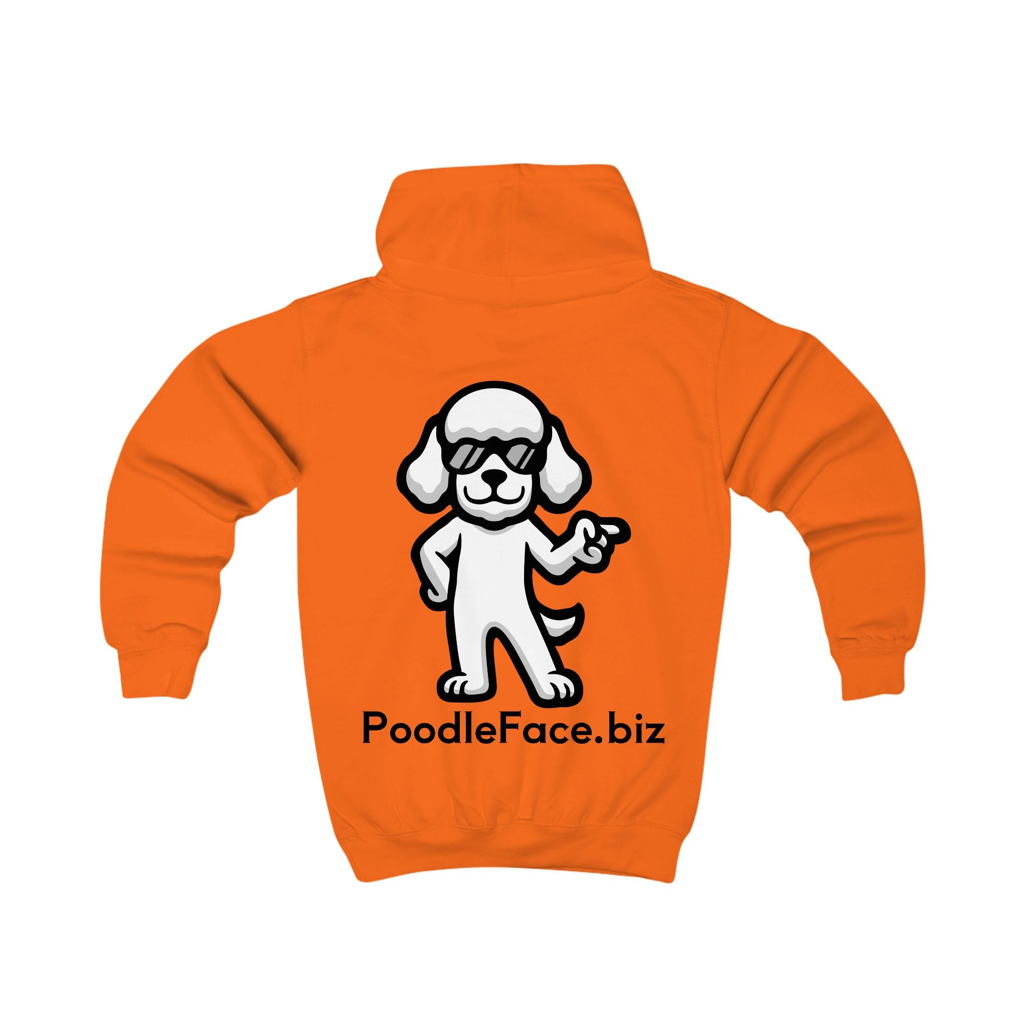 Cool Poodle Kids Hoodie – Cartoon Dog Sweatshirt | Soft, Fun Gift for Dog-Loving Kids | Poodleface Original