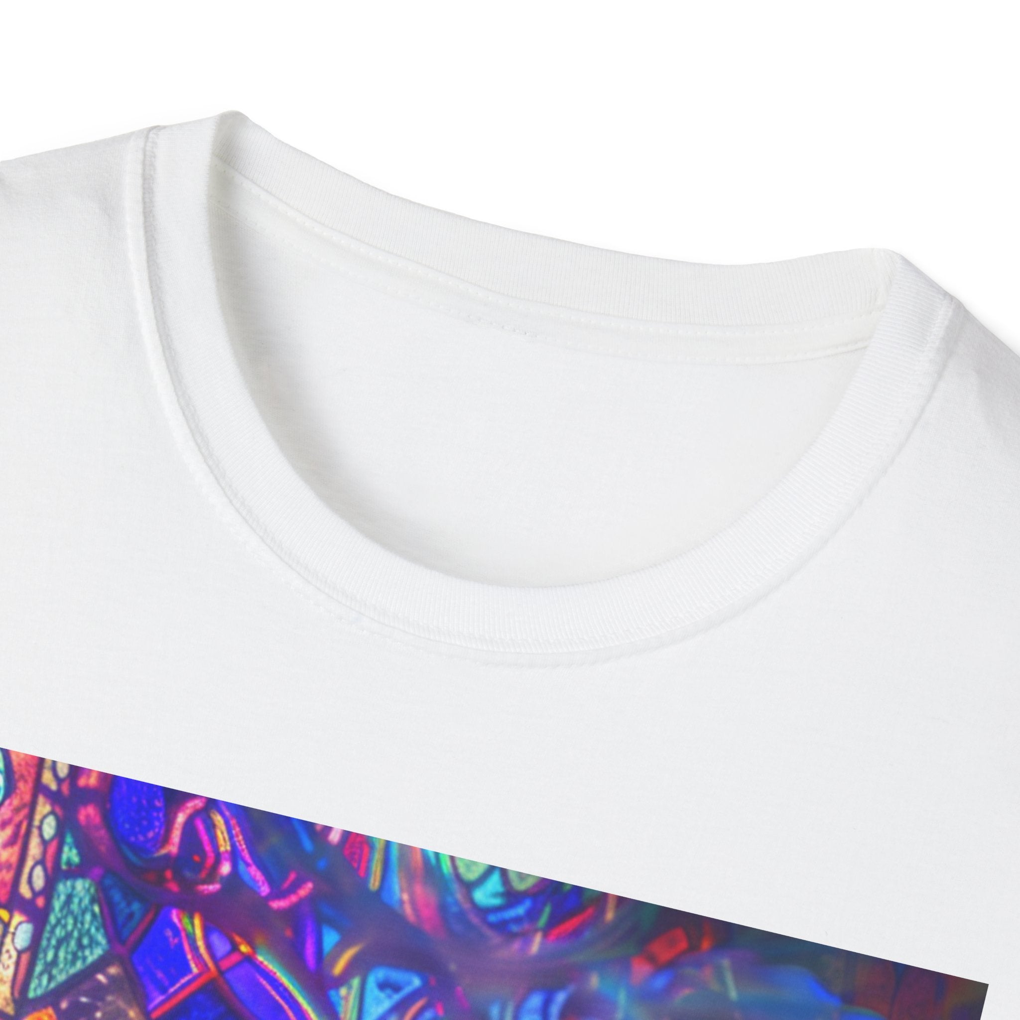 Vibrant Dog Art Unisex T-Shirt | Colorful Pet Lover Tee, Unique Gift, Casual Wear, Birthday, Dog Mom, Animal Lover Apparel