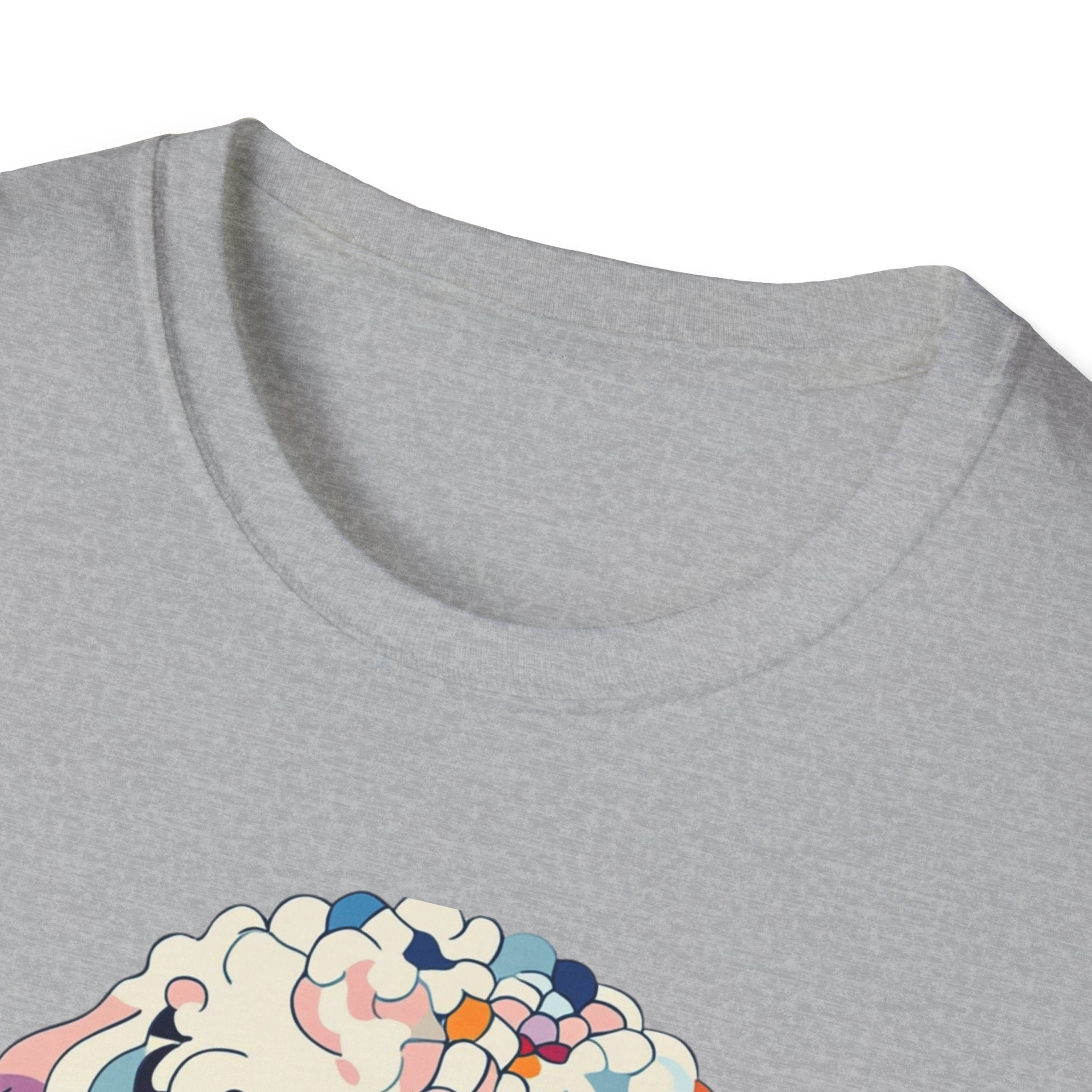 Colorful Dog Art Unisex T-Shirt, Pet Lover Gift, Unique Graphic Tee, Cute Dog Apparel, Fun Casual Wear, Dog Mom Shirt