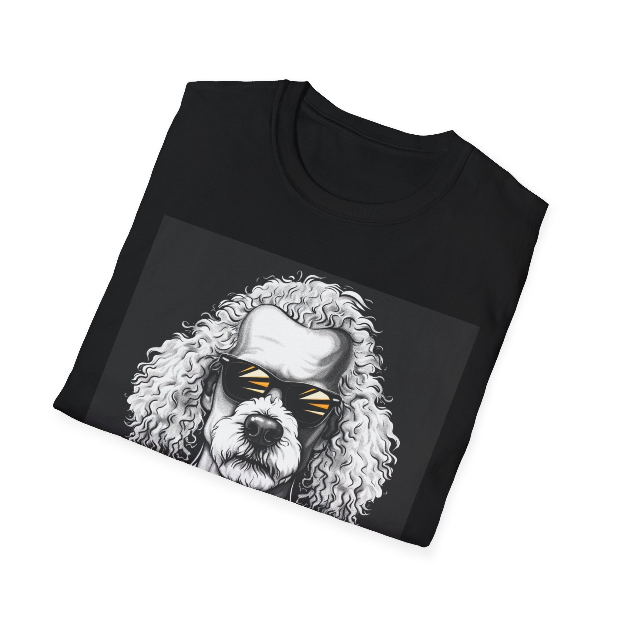Cool Dog in Suit T-Shirt, Unisex Funny Graphic Tee, Pet Lover Gift, Casual Wear, Dog Dad Shirt, Humor Fashion