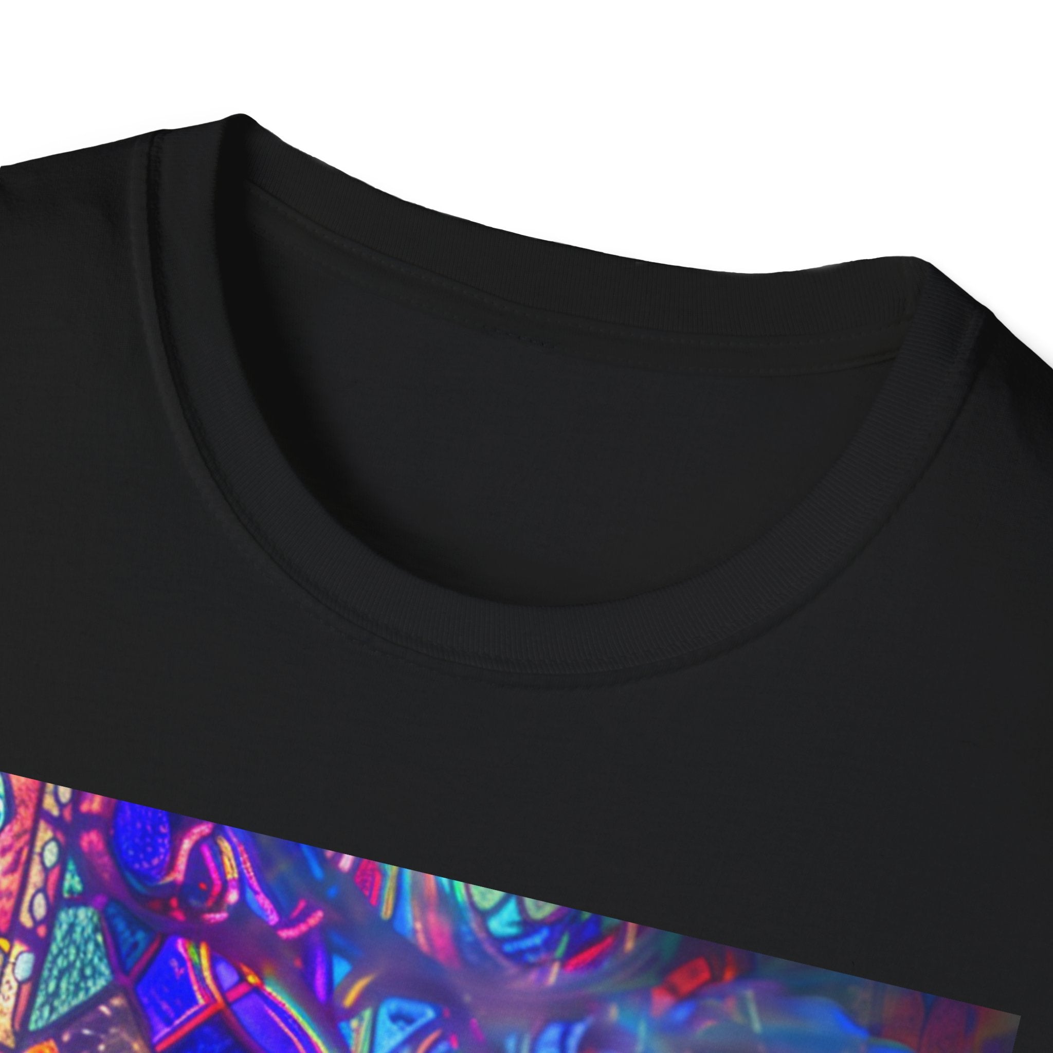 Vibrant Dog Art Unisex T-Shirt | Colorful Pet Lover Tee, Unique Gift, Casual Wear, Birthday, Dog Mom, Animal Lover Apparel
