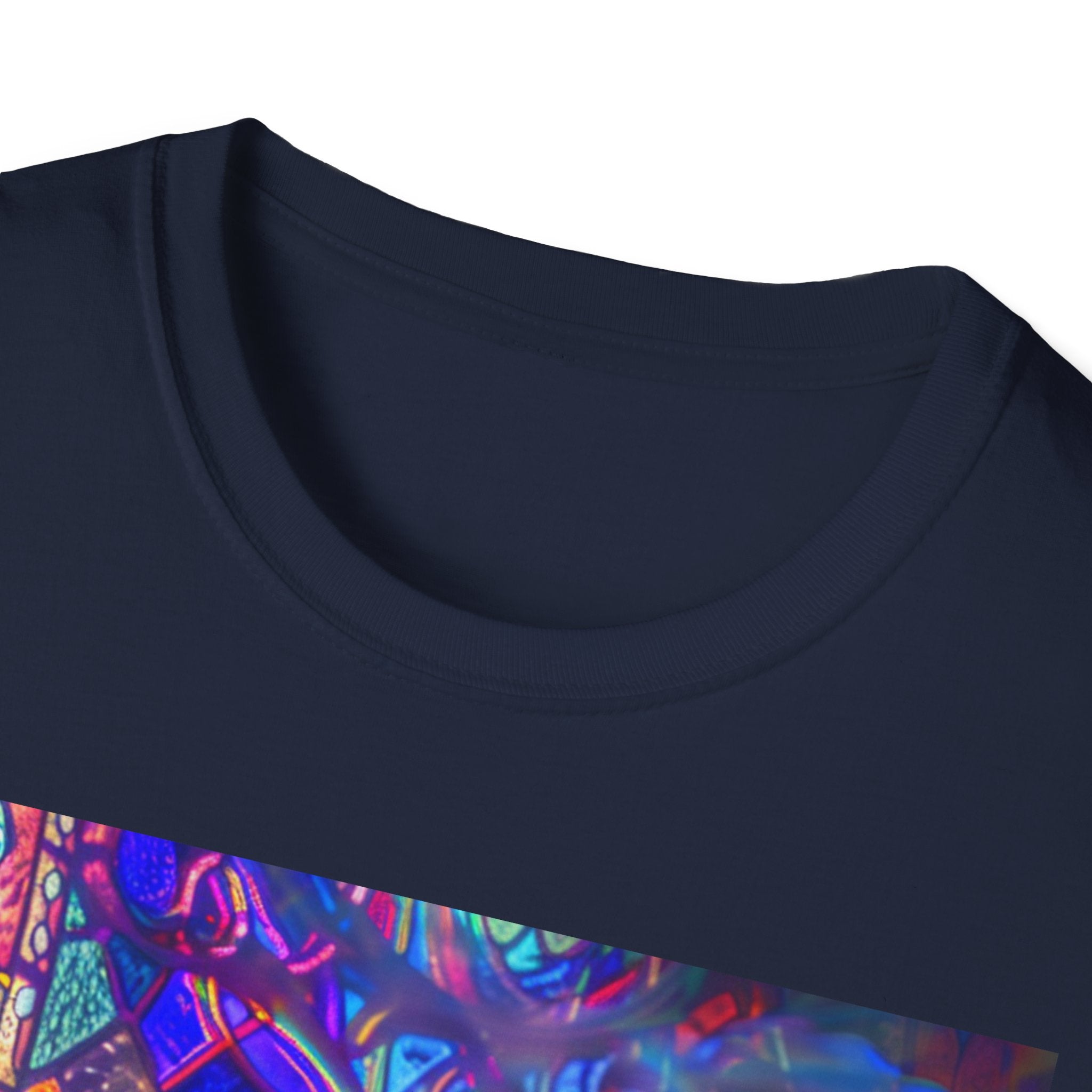 Vibrant Dog Art Unisex T-Shirt | Colorful Pet Lover Tee, Unique Gift, Casual Wear, Birthday, Dog Mom, Animal Lover Apparel