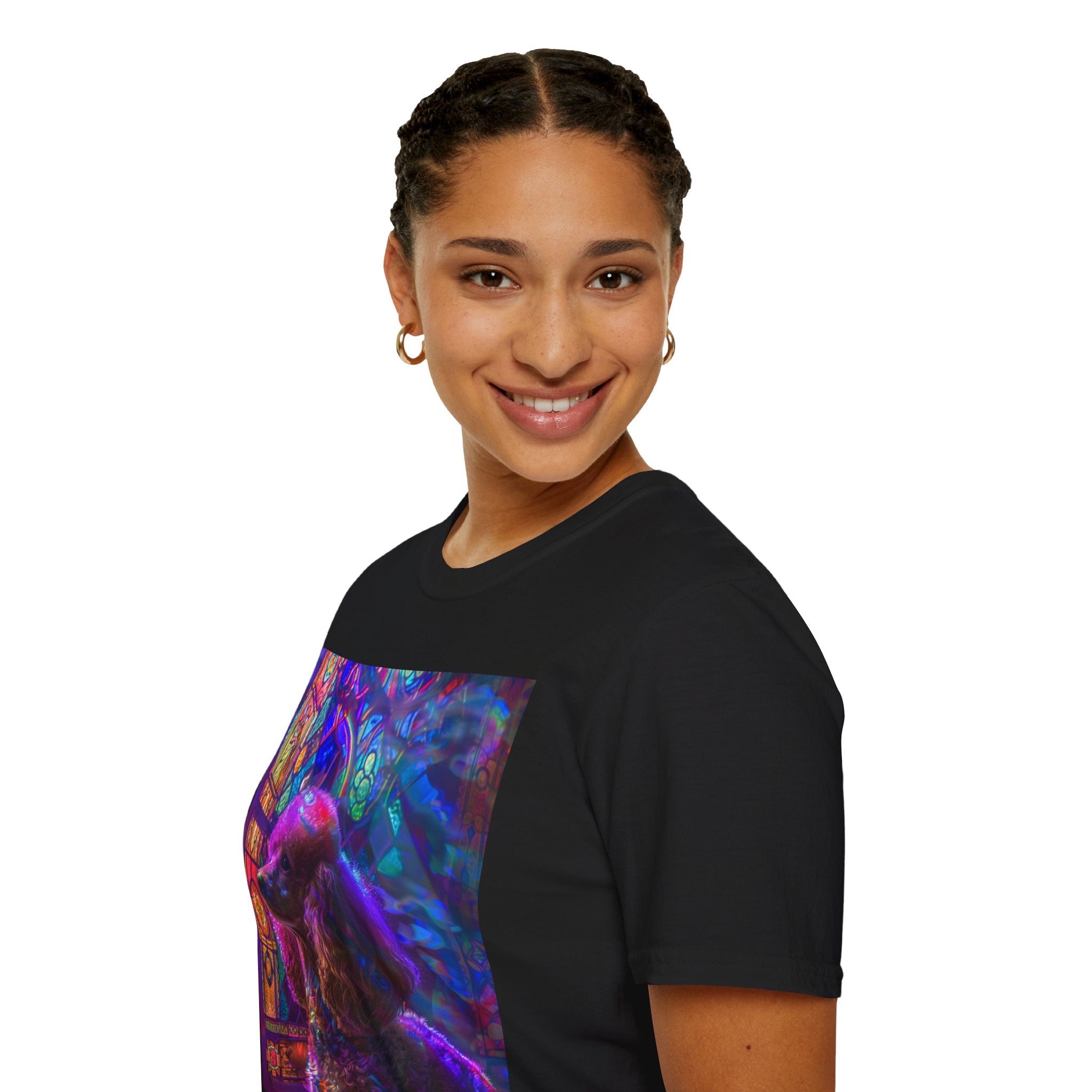Vibrant Dog Art Unisex T-Shirt | Colorful Pet Lover Tee, Unique Gift, Casual Wear, Birthday, Dog Mom, Animal Lover Apparel