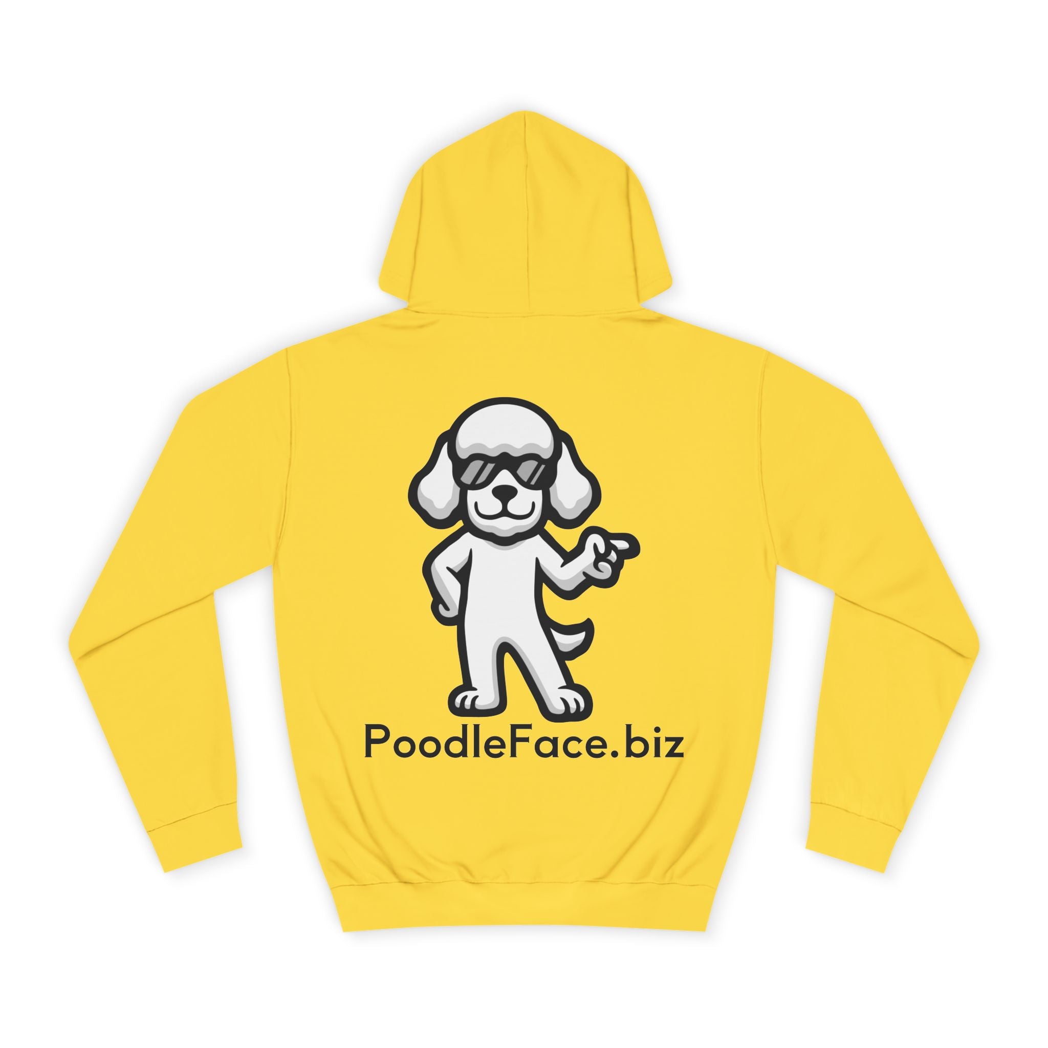 Chill Poodle Hoodie – Unisex College Hoodie | Cozy Dog-Lover Gift | Poodleface Original