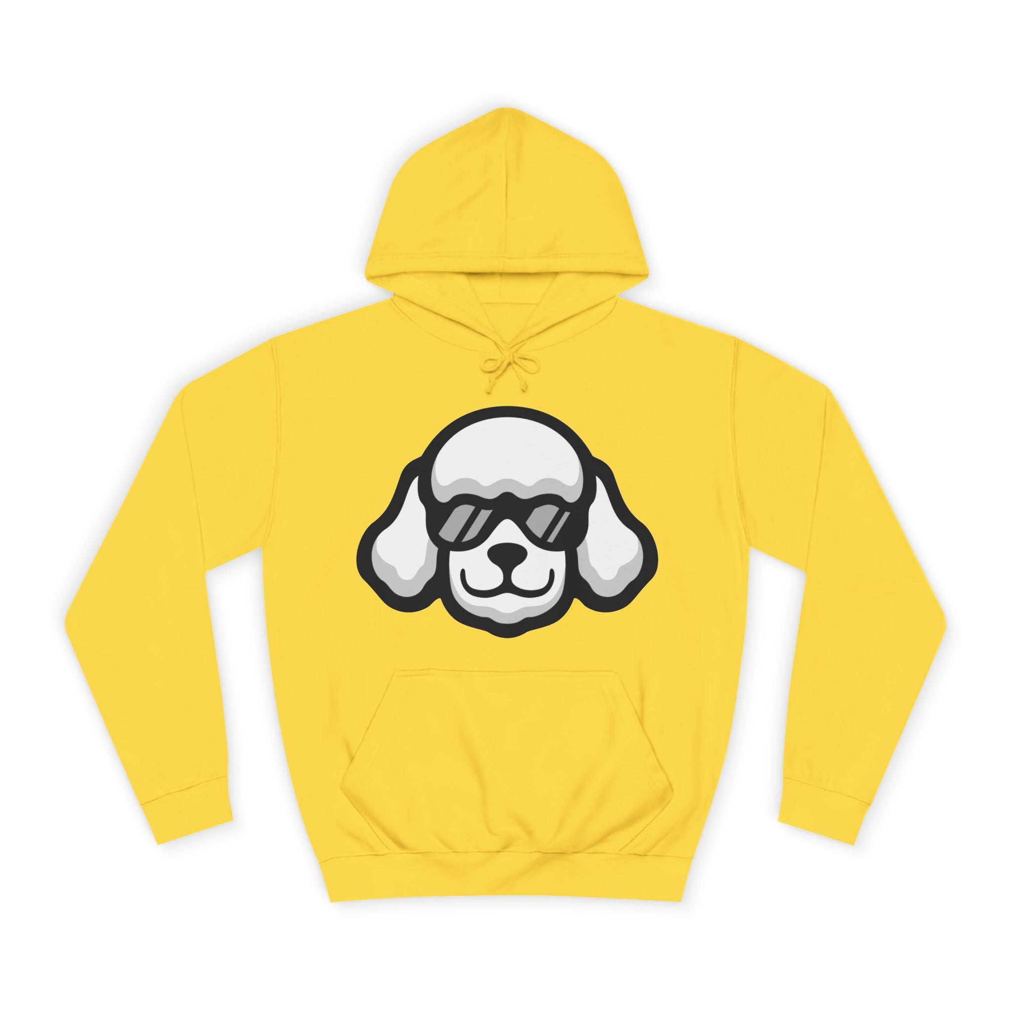 Chill Poodle Hoodie – Unisex College Hoodie | Cozy Dog-Lover Gift | Poodleface Original