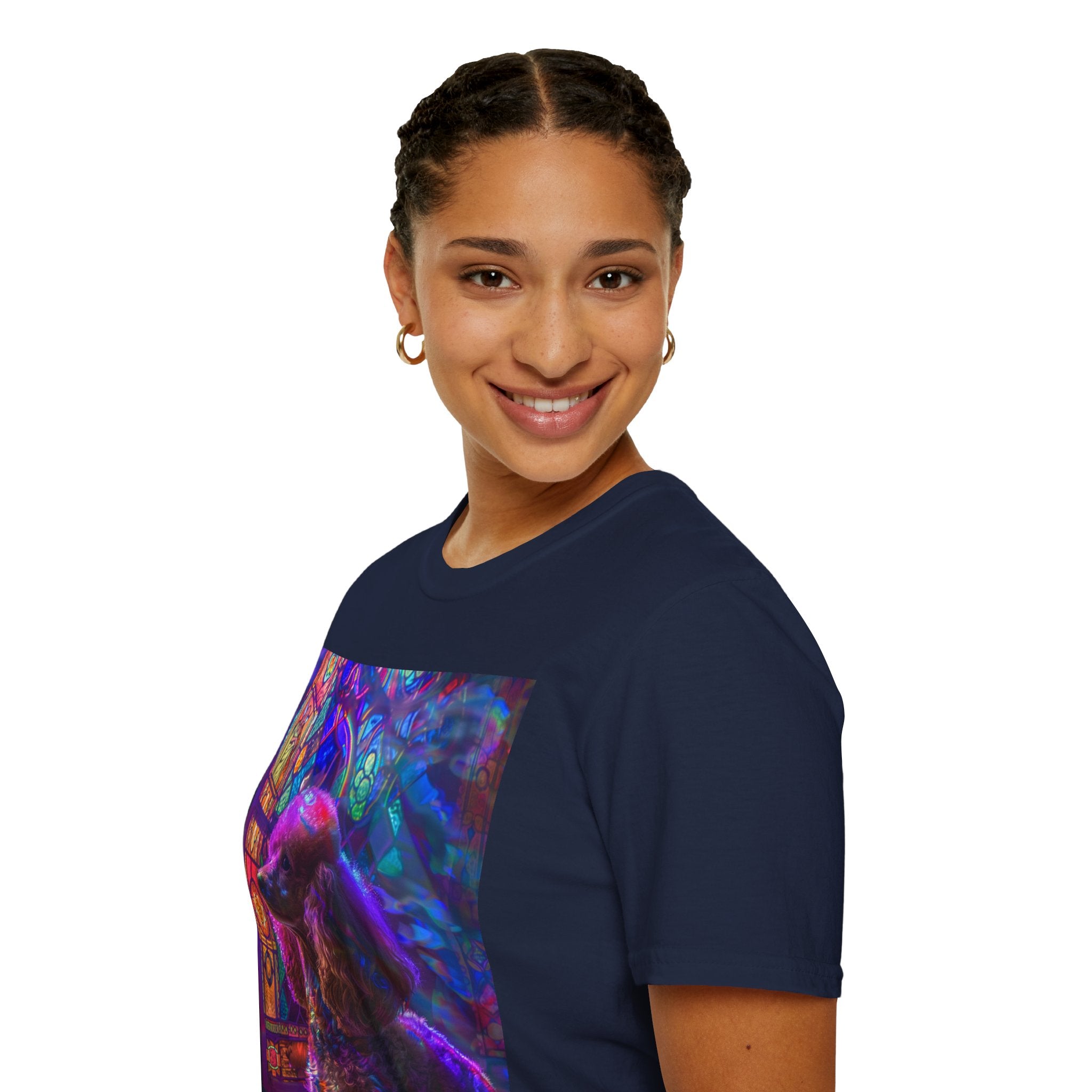 Vibrant Dog Art Unisex T-Shirt | Colorful Pet Lover Tee, Unique Gift, Casual Wear, Birthday, Dog Mom, Animal Lover Apparel