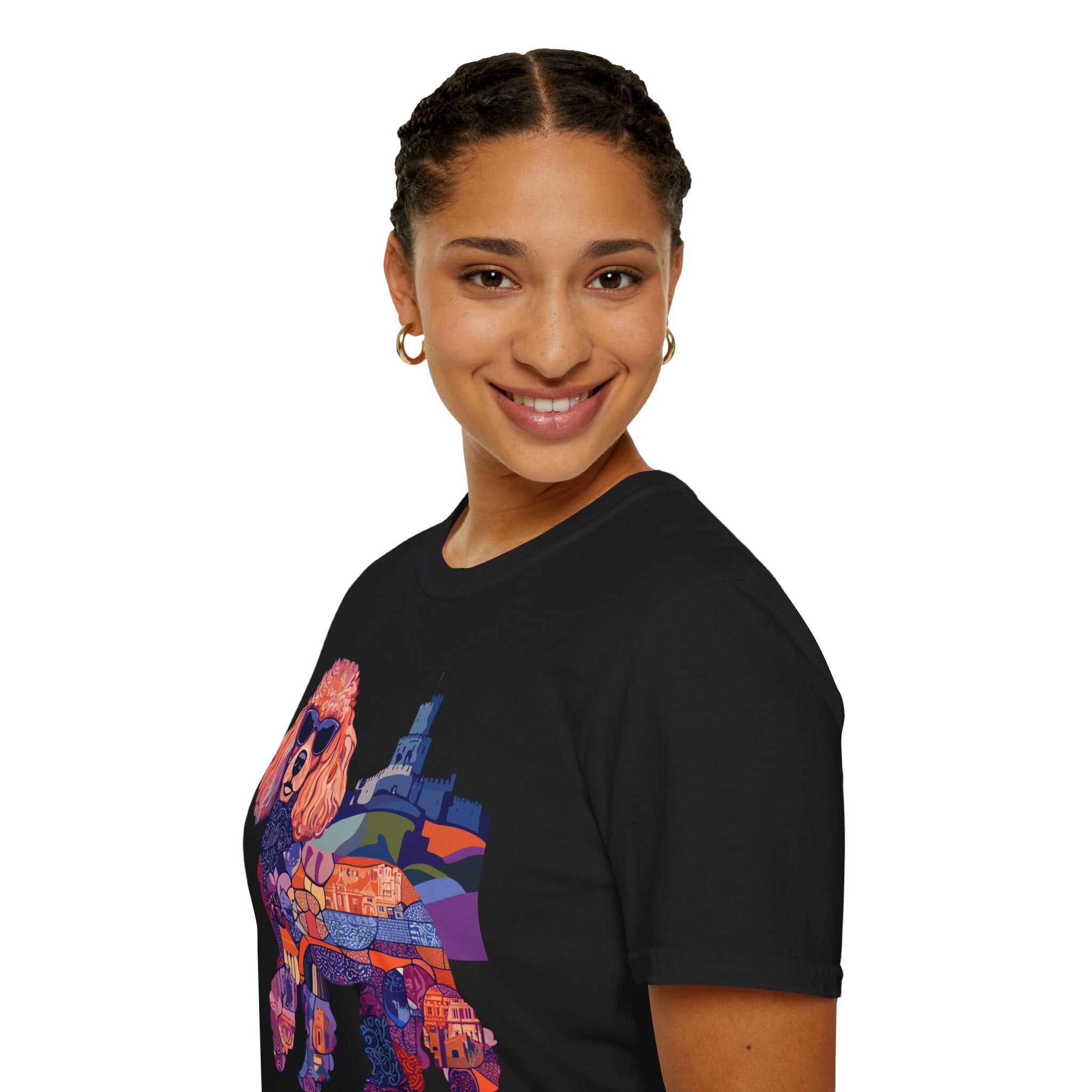 “Pawliament Heritage” Royal Mosaic Tee – Unisex Softstyle Vintage Vibes