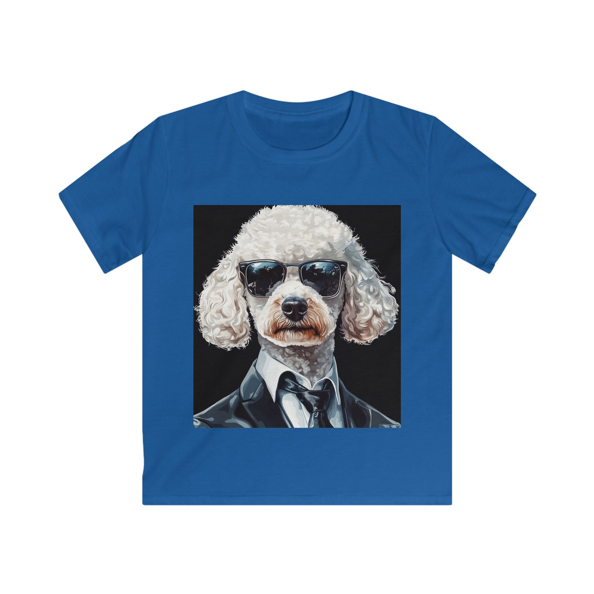“Agent Bark” – Kids’ Secret Agent Poodle Tee