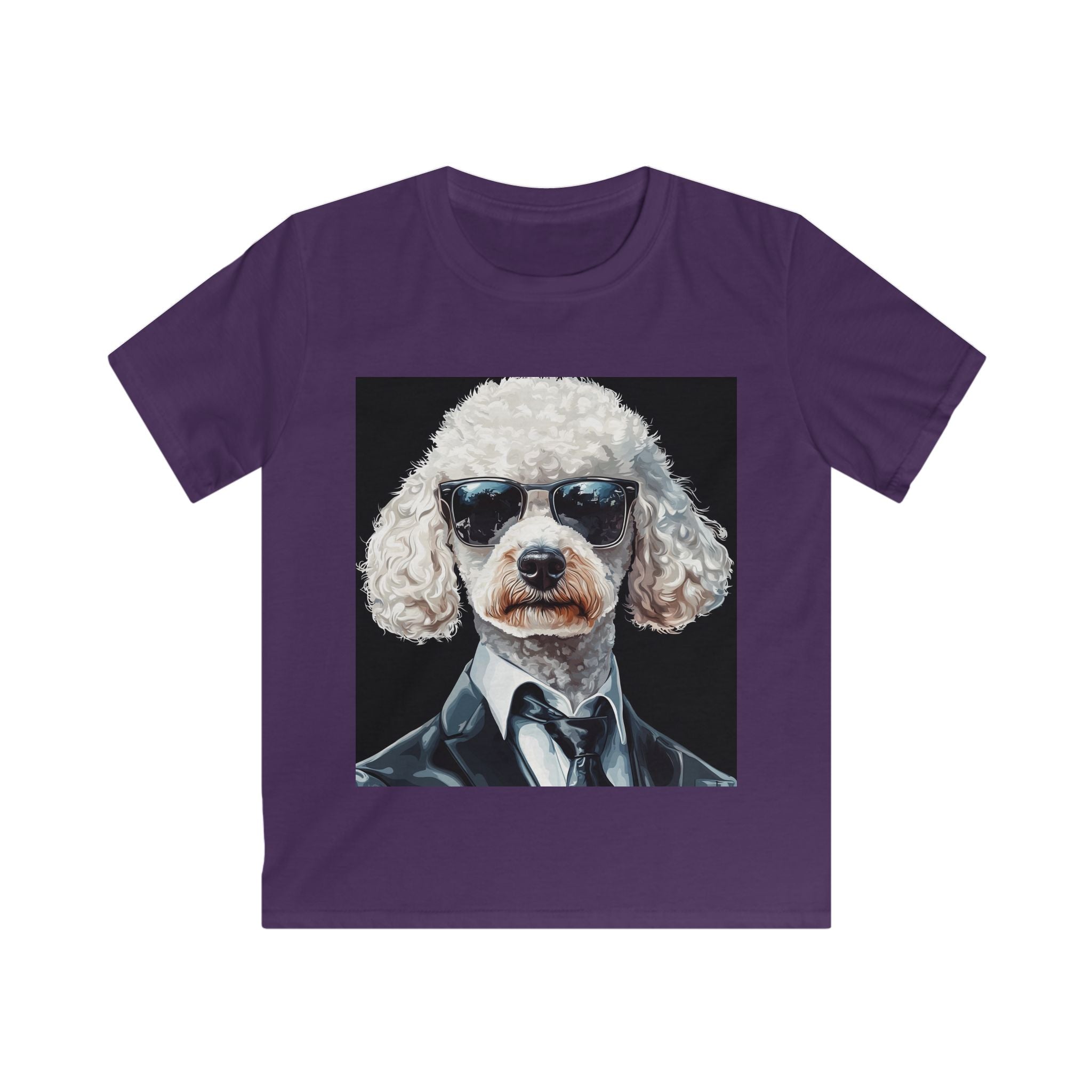“Agent Bark” – Kids’ Secret Agent Poodle Tee