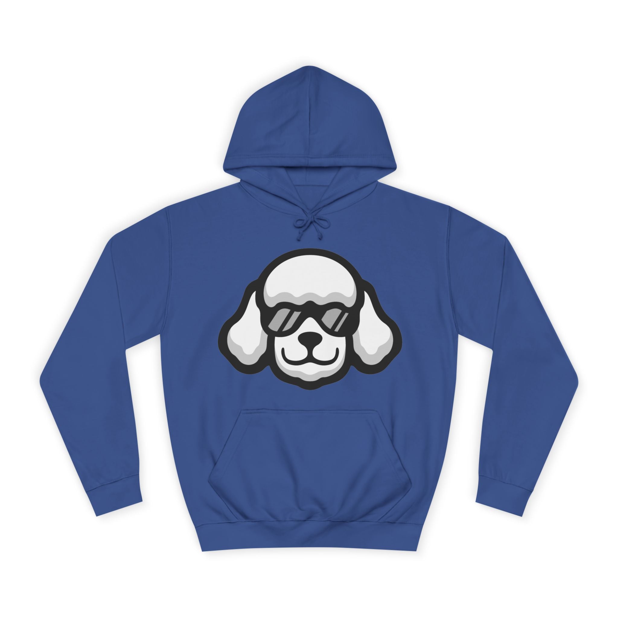 Chill Poodle Hoodie – Unisex College Hoodie | Cozy Dog-Lover Gift | Poodleface Original