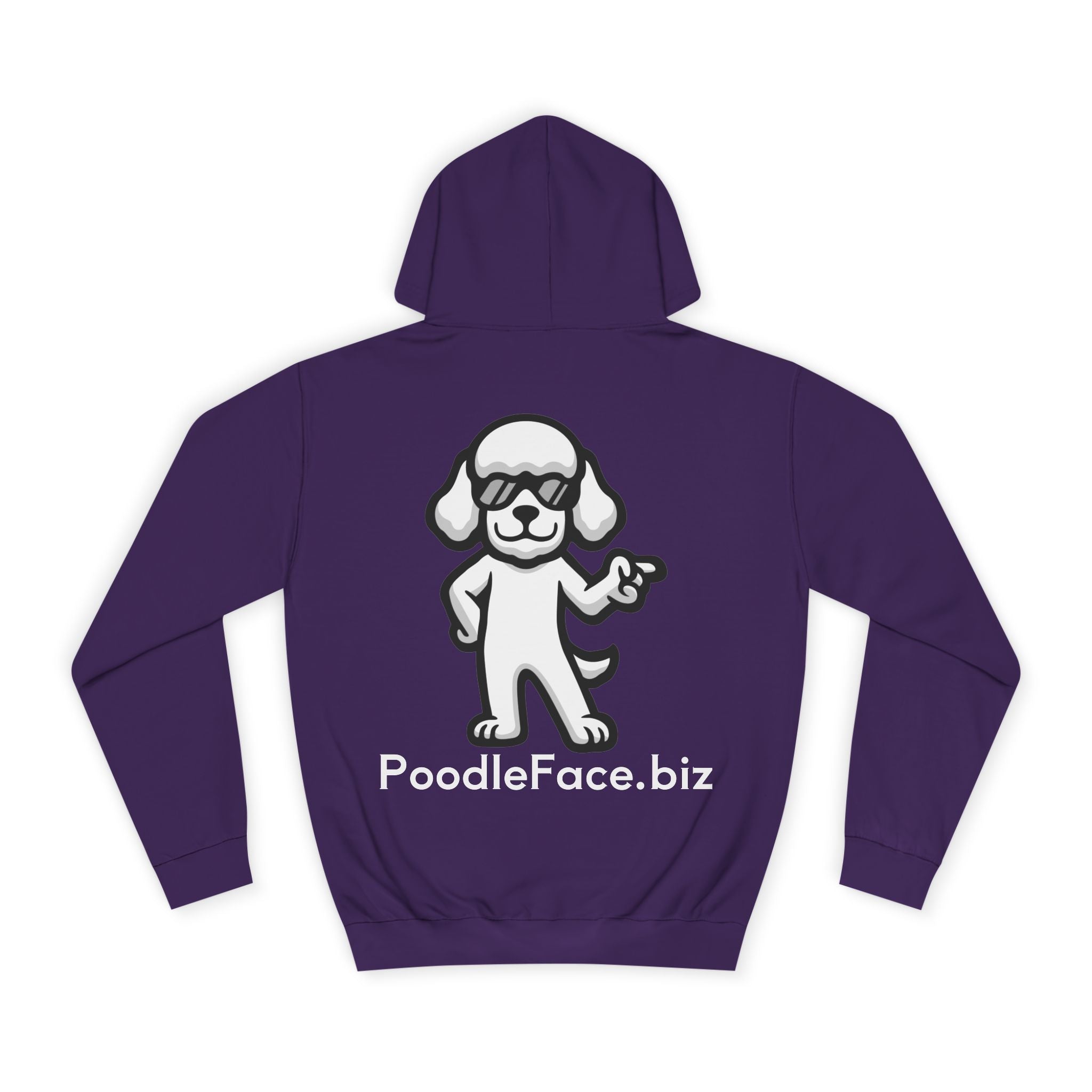Chill Poodle Hoodie – Unisex College Hoodie | Cozy Dog-Lover Gift | Poodleface Original
