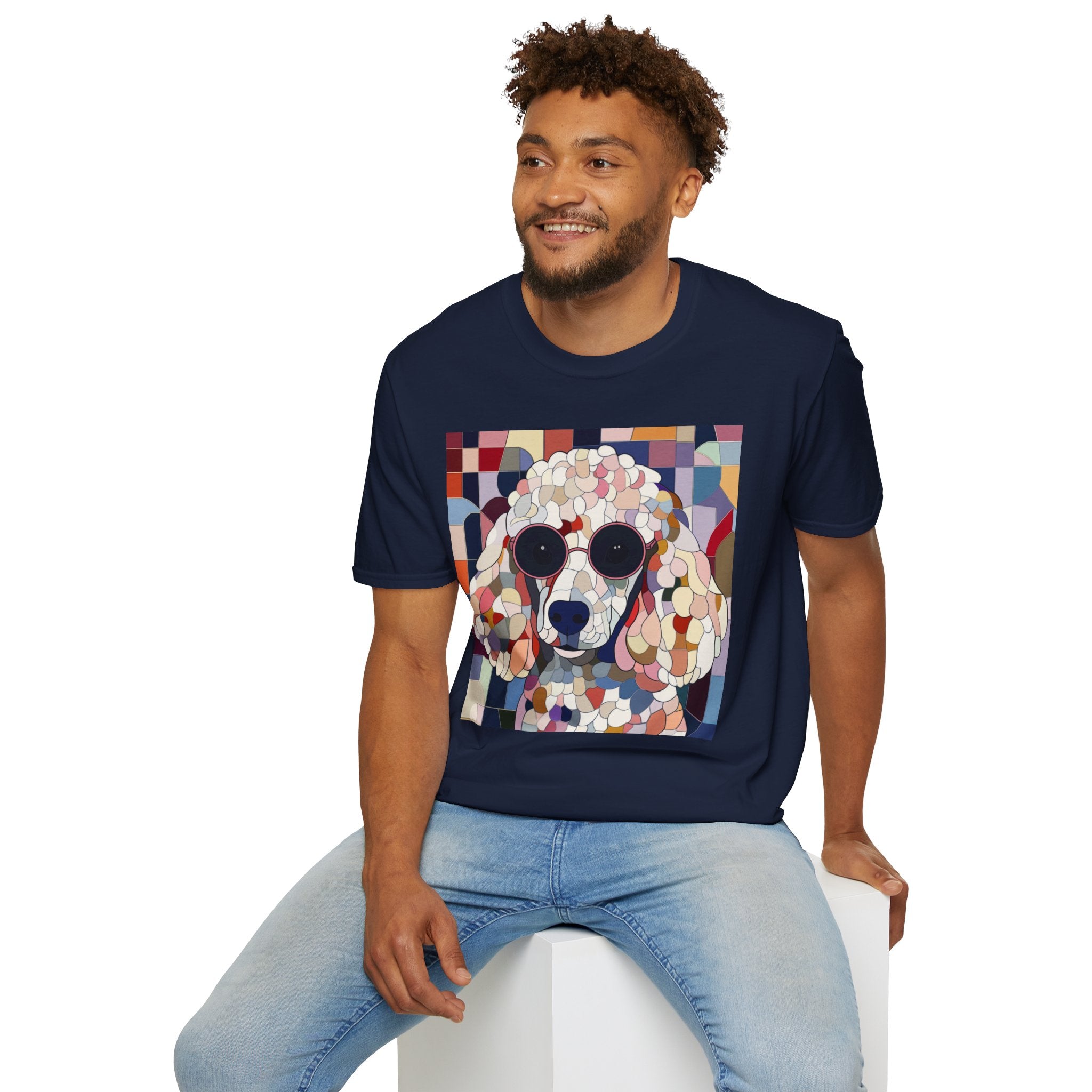Cool Dog Art T-Shirt | Trendy Pet Lover Tee, Gift for Dog Owners, Summer Fashion, Dog Enthusiast Apparel, Casual Wear