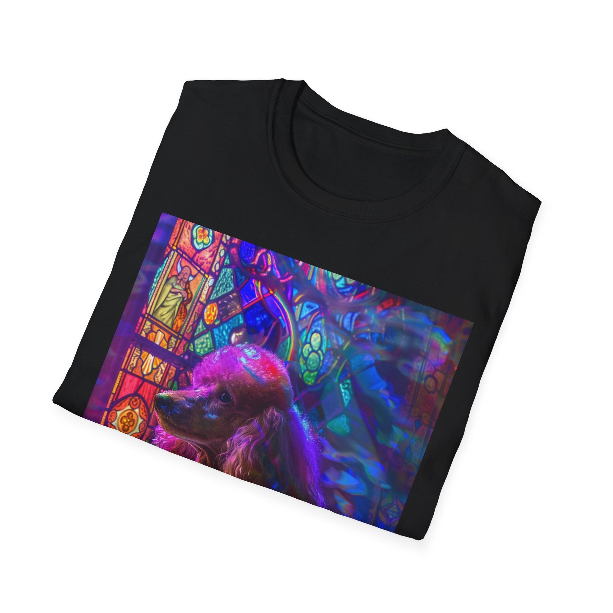 Vibrant Dog Art Unisex T-Shirt | Colorful Pet Lover Tee, Unique Gift, Casual Wear, Birthday, Dog Mom, Animal Lover Apparel