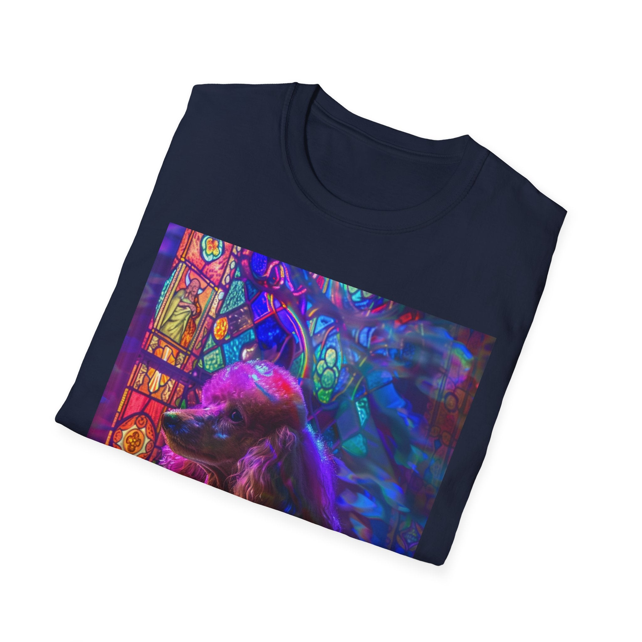 Vibrant Dog Art Unisex T-Shirt | Colorful Pet Lover Tee, Unique Gift, Casual Wear, Birthday, Dog Mom, Animal Lover Apparel