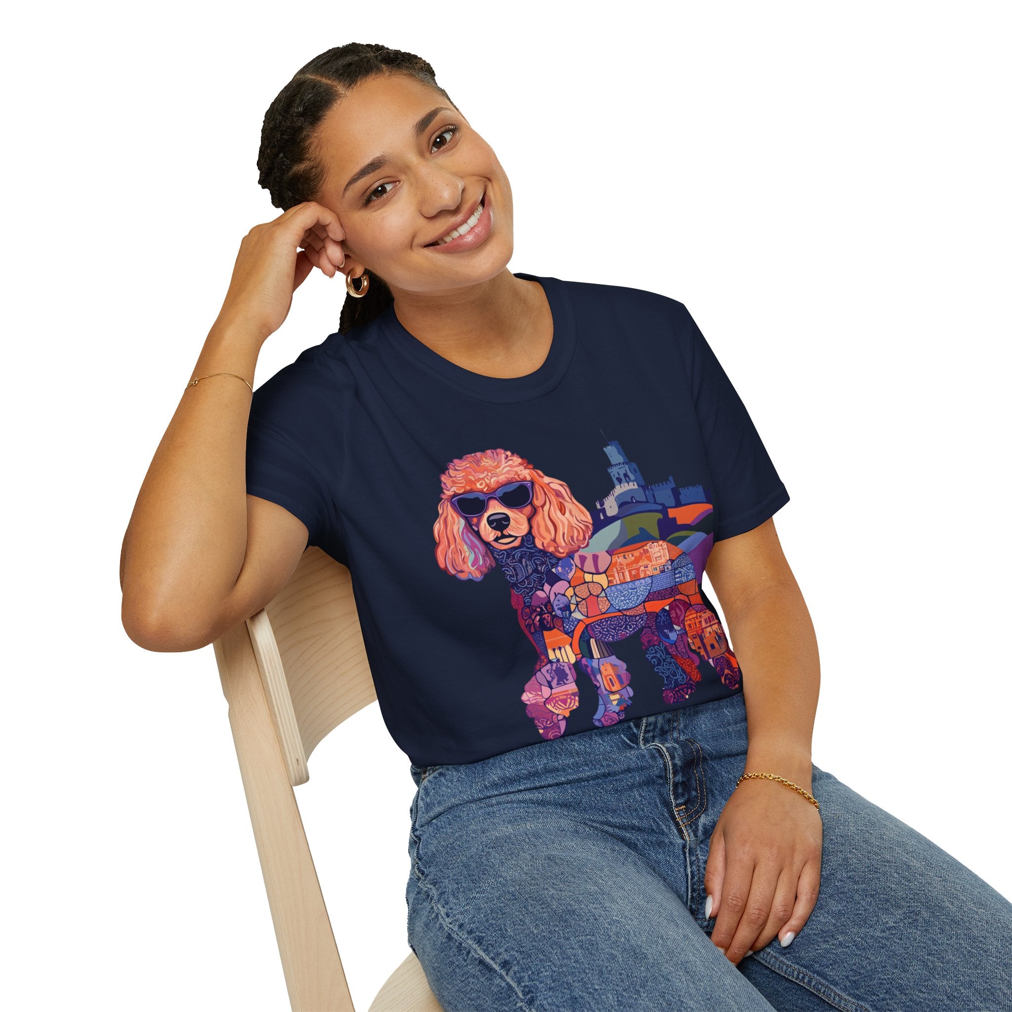 “Pawliament Heritage” Royal Mosaic Tee – Unisex Softstyle Vintage Vibes