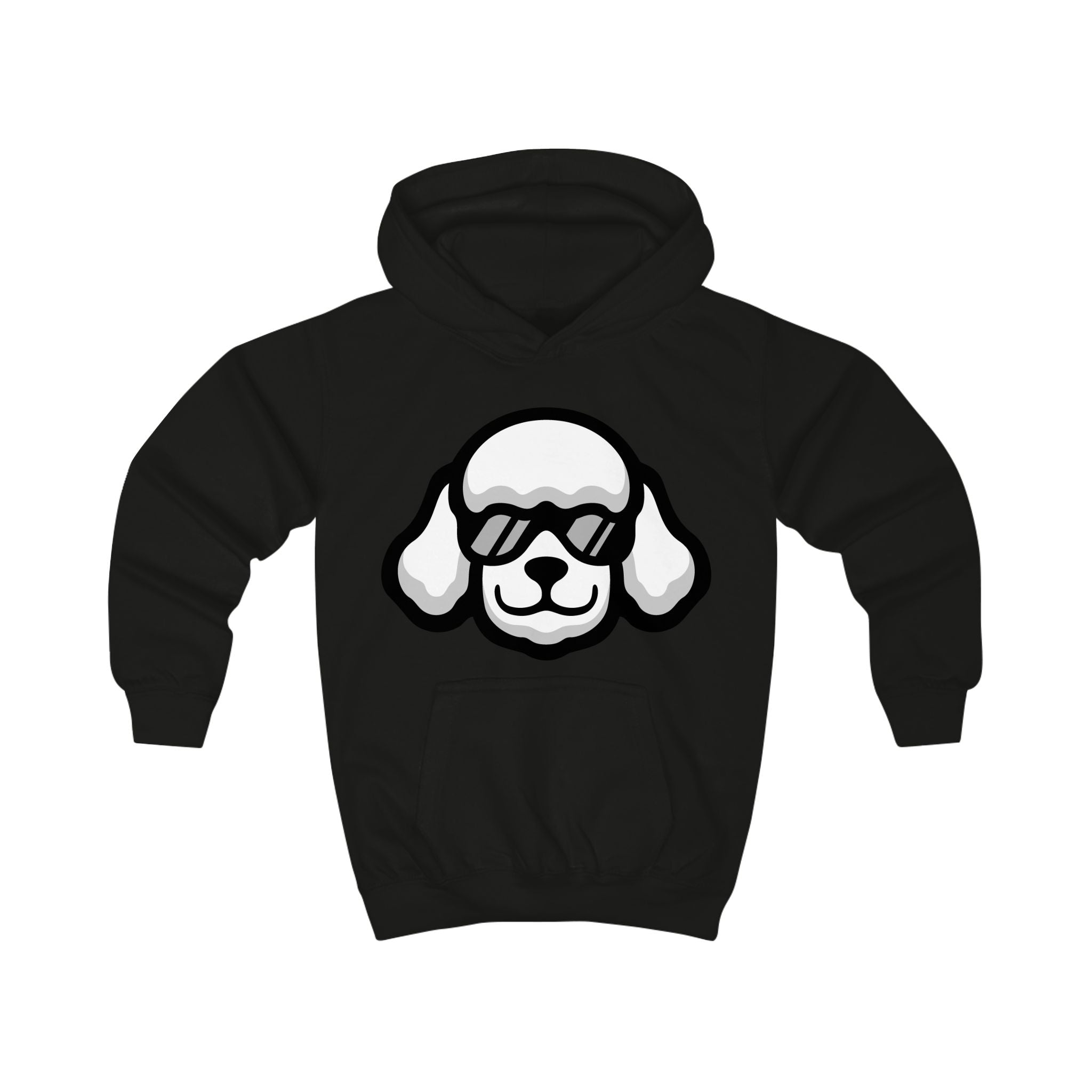 Cool Poodle Kids Hoodie – Cartoon Dog Sweatshirt | Soft, Fun Gift for Dog-Loving Kids | Poodleface Original
