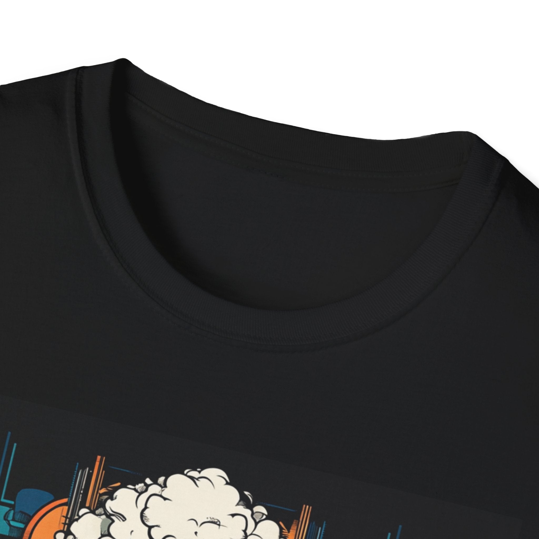 Artistic Poodle Graphic T-Shirt, Dog Lover Gift, Pet Owner Apparel, Unique Animal Lover Tee, Cute Animal Graphic Tee