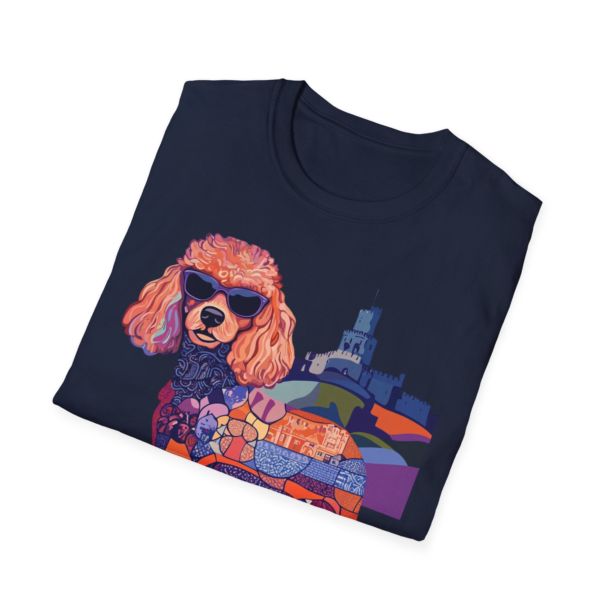 “Pawliament Heritage” Royal Mosaic Tee – Unisex Softstyle Vintage Vibes