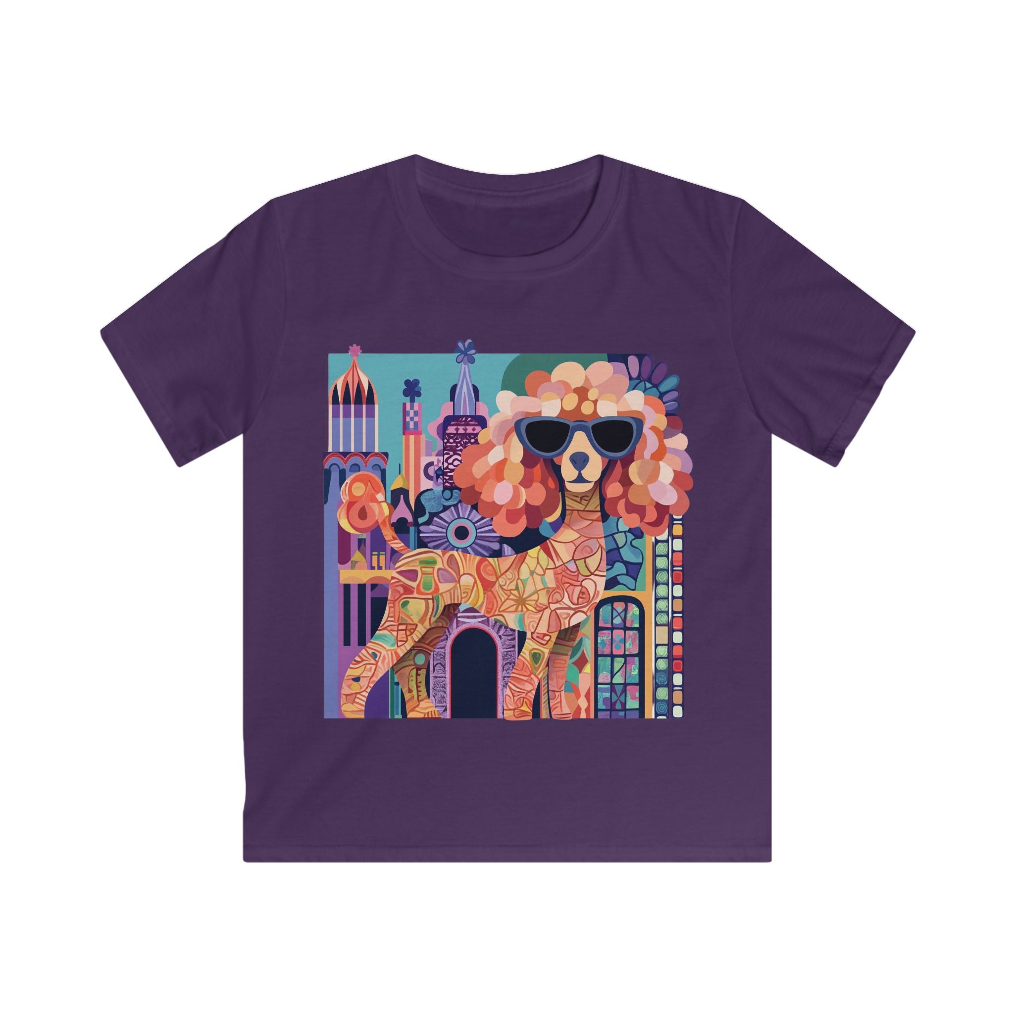 “Pop Poodle City” – Kids’ Glam Pop Art Tee