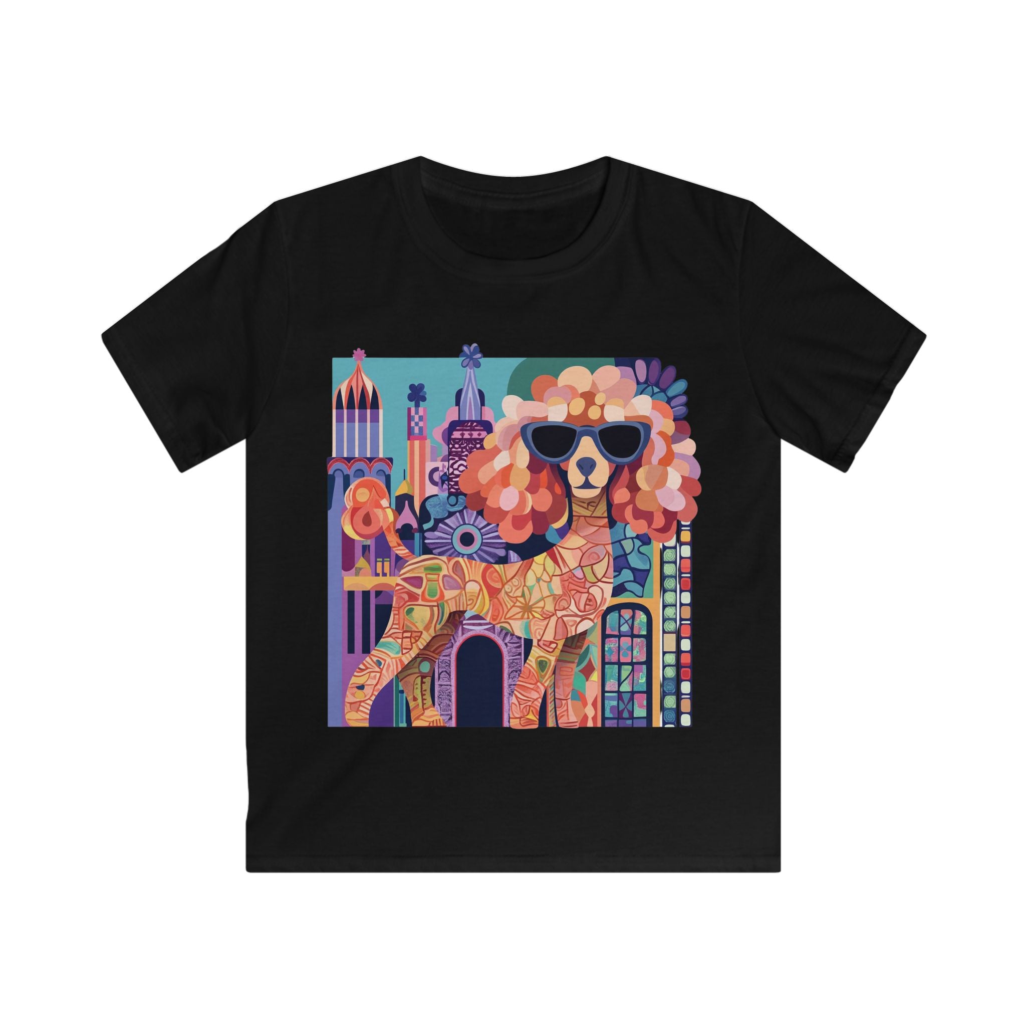 “Pop Poodle City” – Kids’ Glam Pop Art Tee