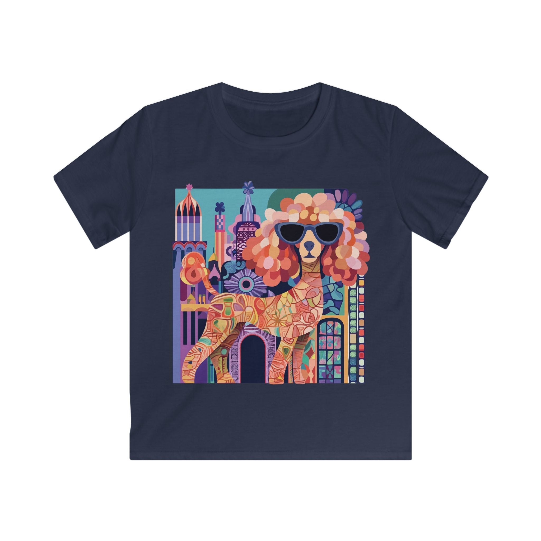 “Pop Poodle City” – Kids’ Glam Pop Art Tee