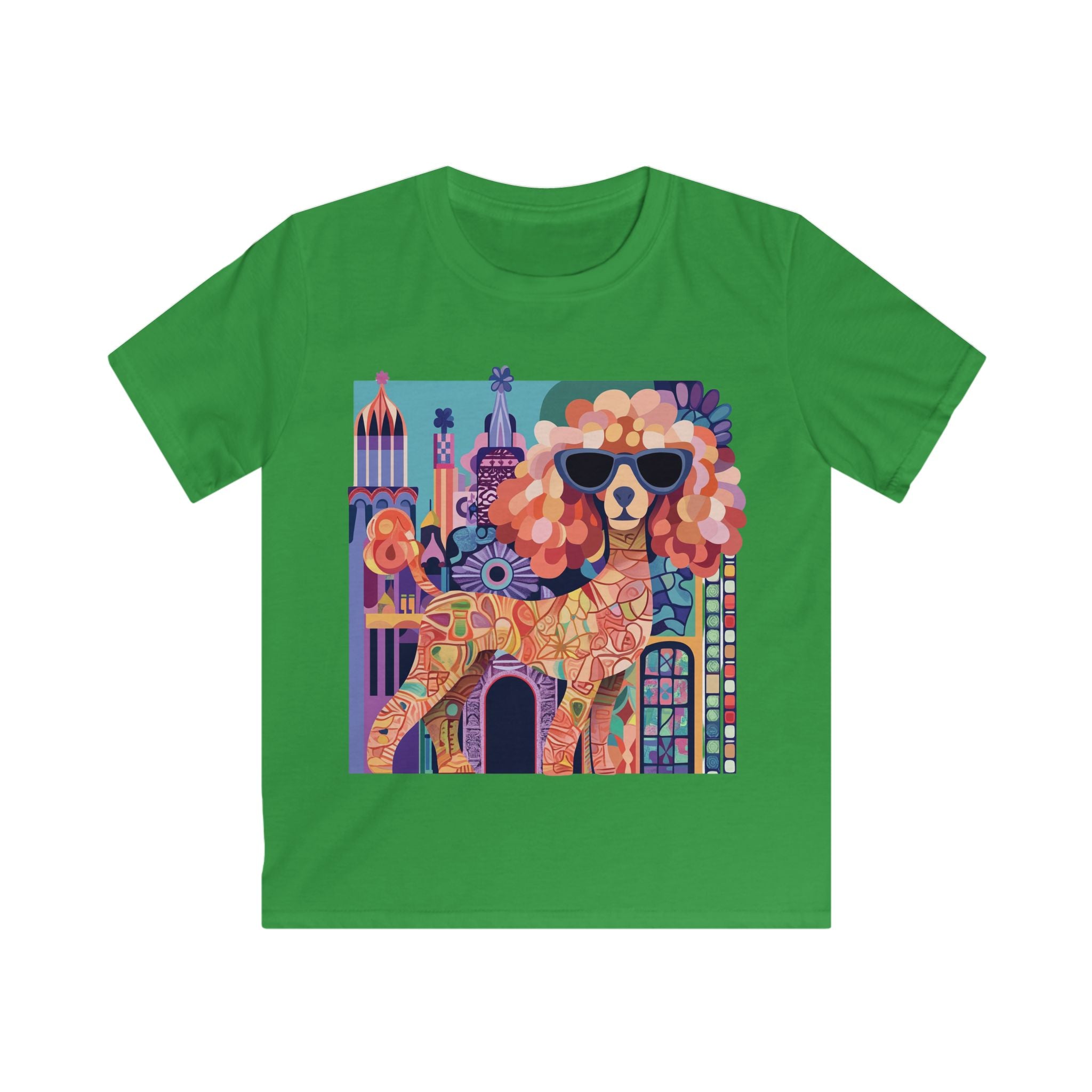 “Pop Poodle City” – Kids’ Glam Pop Art Tee
