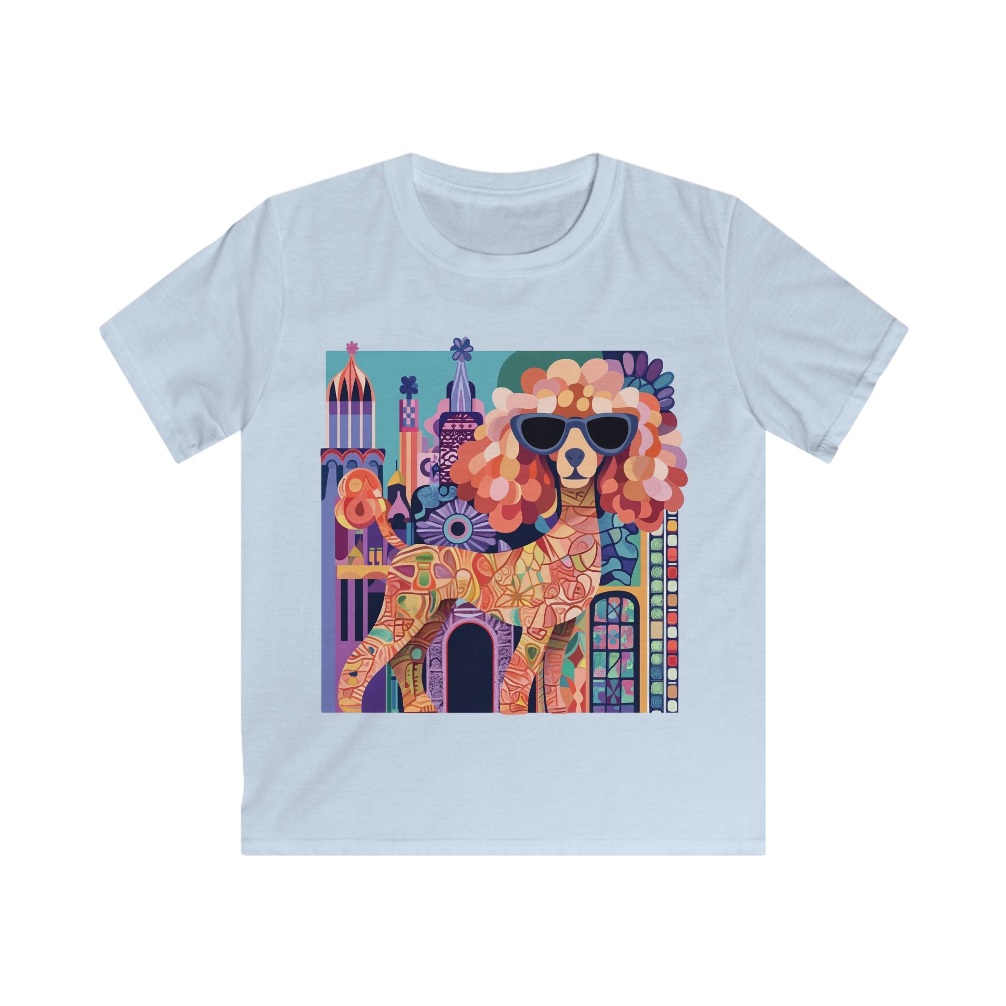 “Pop Poodle City” – Kids’ Glam Pop Art Tee