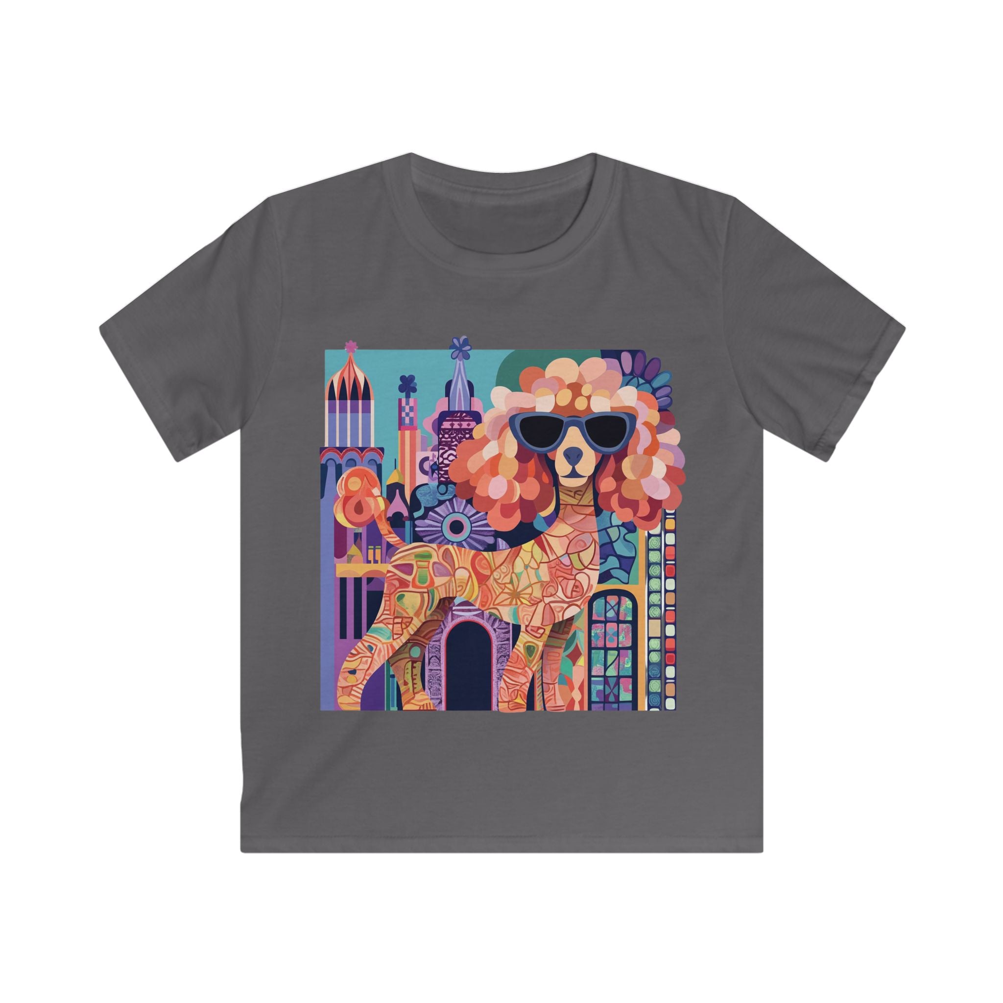 “Pop Poodle City” – Kids’ Glam Pop Art Tee