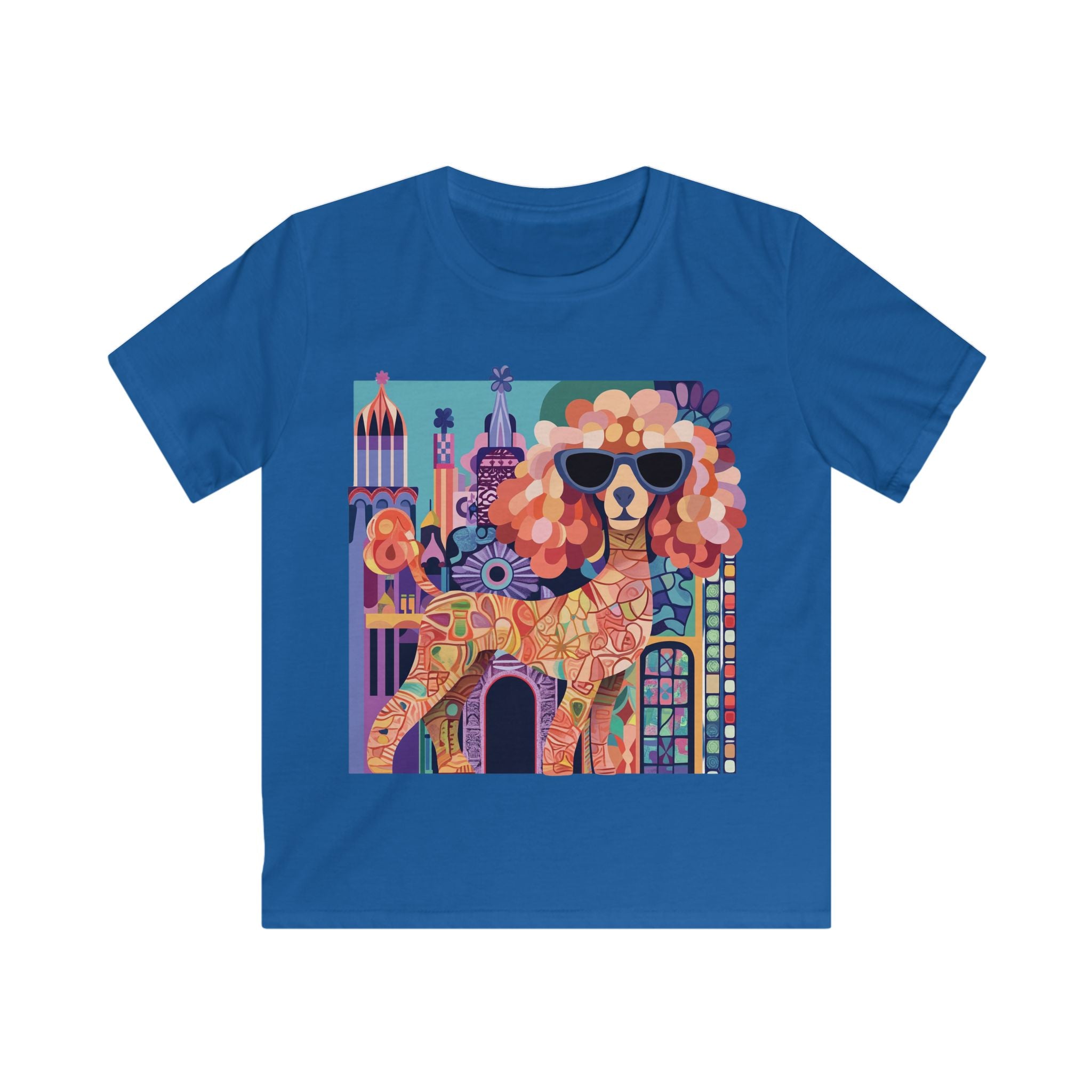 “Pop Poodle City” – Kids’ Glam Pop Art Tee