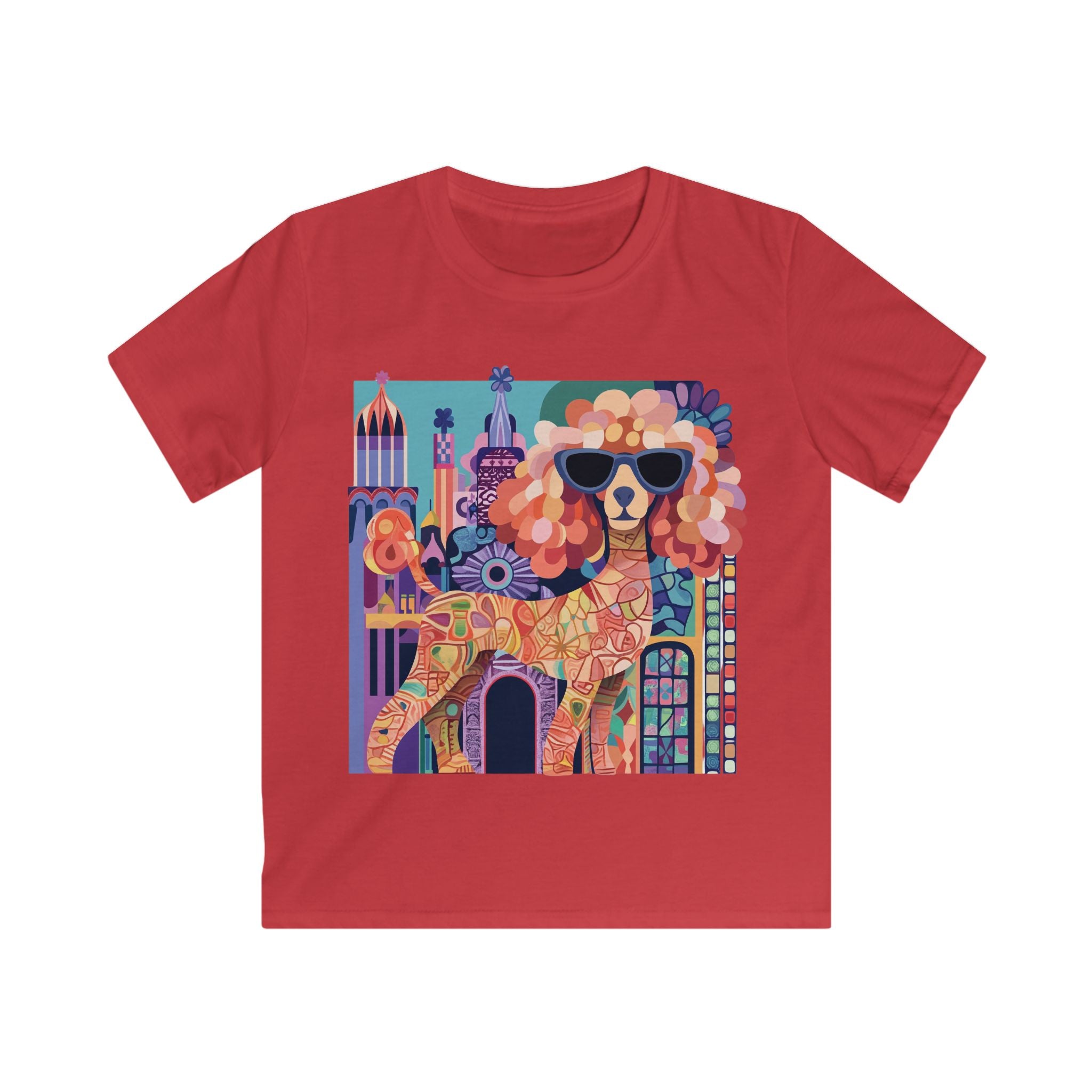 “Pop Poodle City” – Kids’ Glam Pop Art Tee