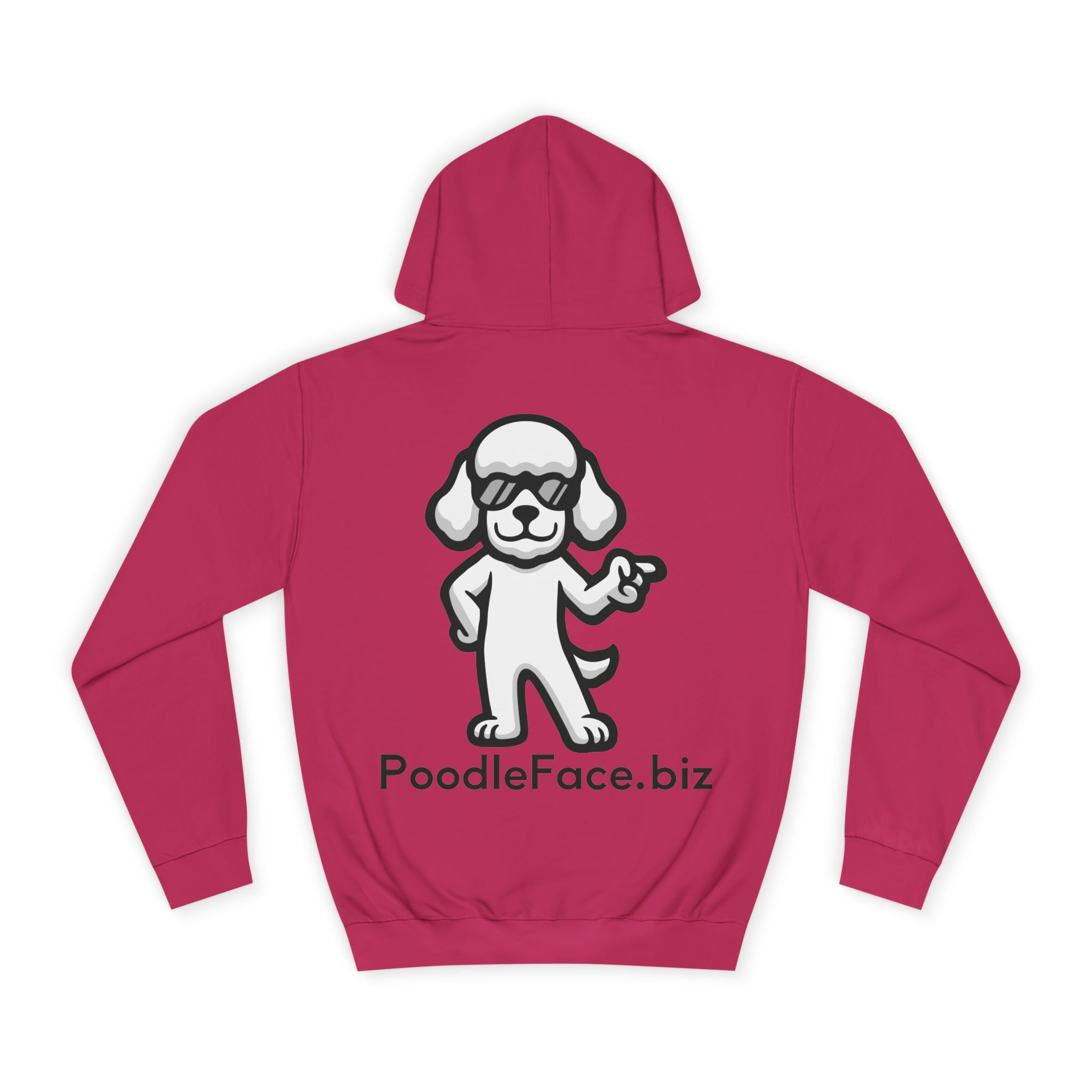 Chill Poodle Hoodie – Unisex College Hoodie | Cozy Dog-Lover Gift | Poodleface Original