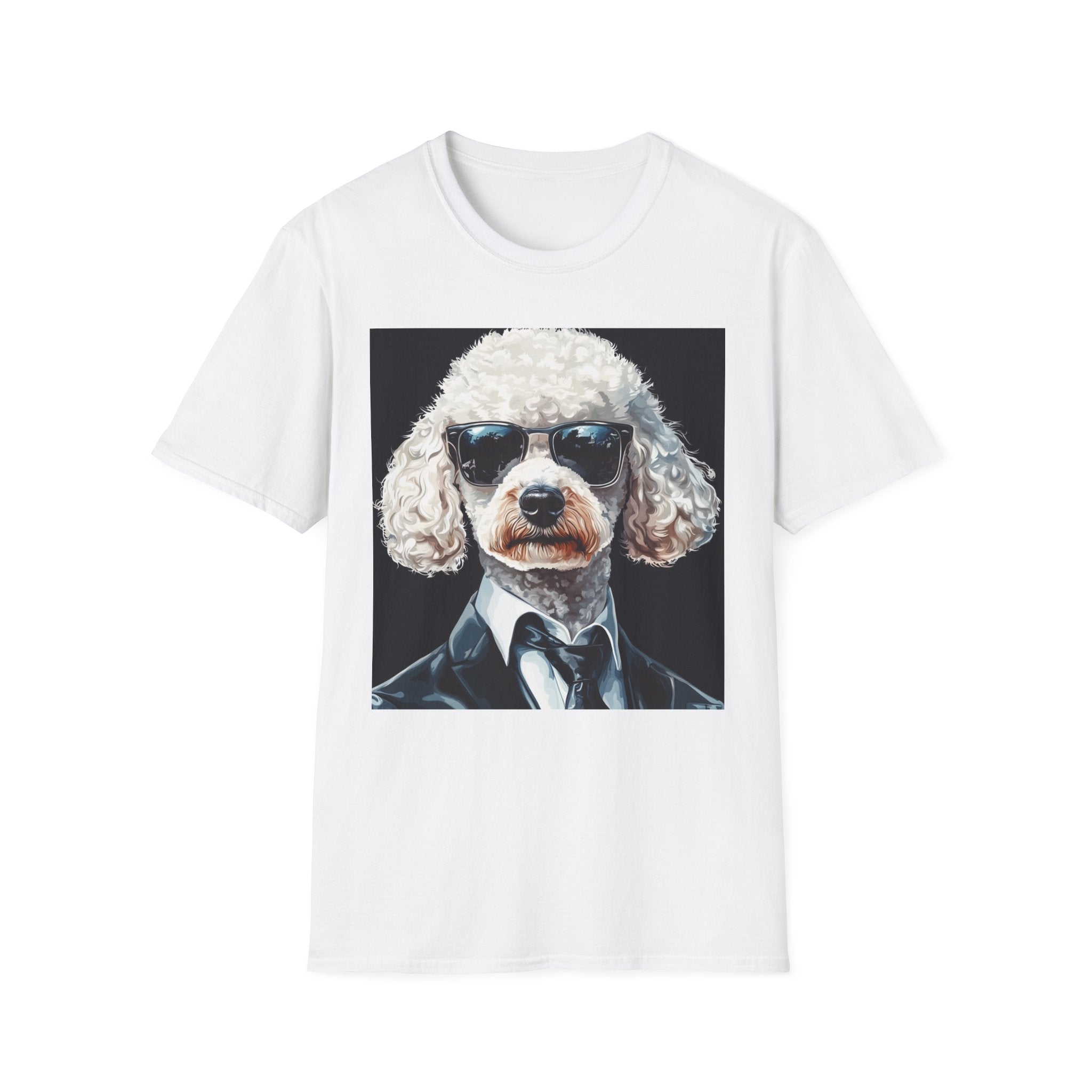 Dog in Shades Unisex T-Shirt, Funny Pet Lover Gift, Cool Dog Tee, Animal Lover Apparel, Unique Gift for Dog Owners