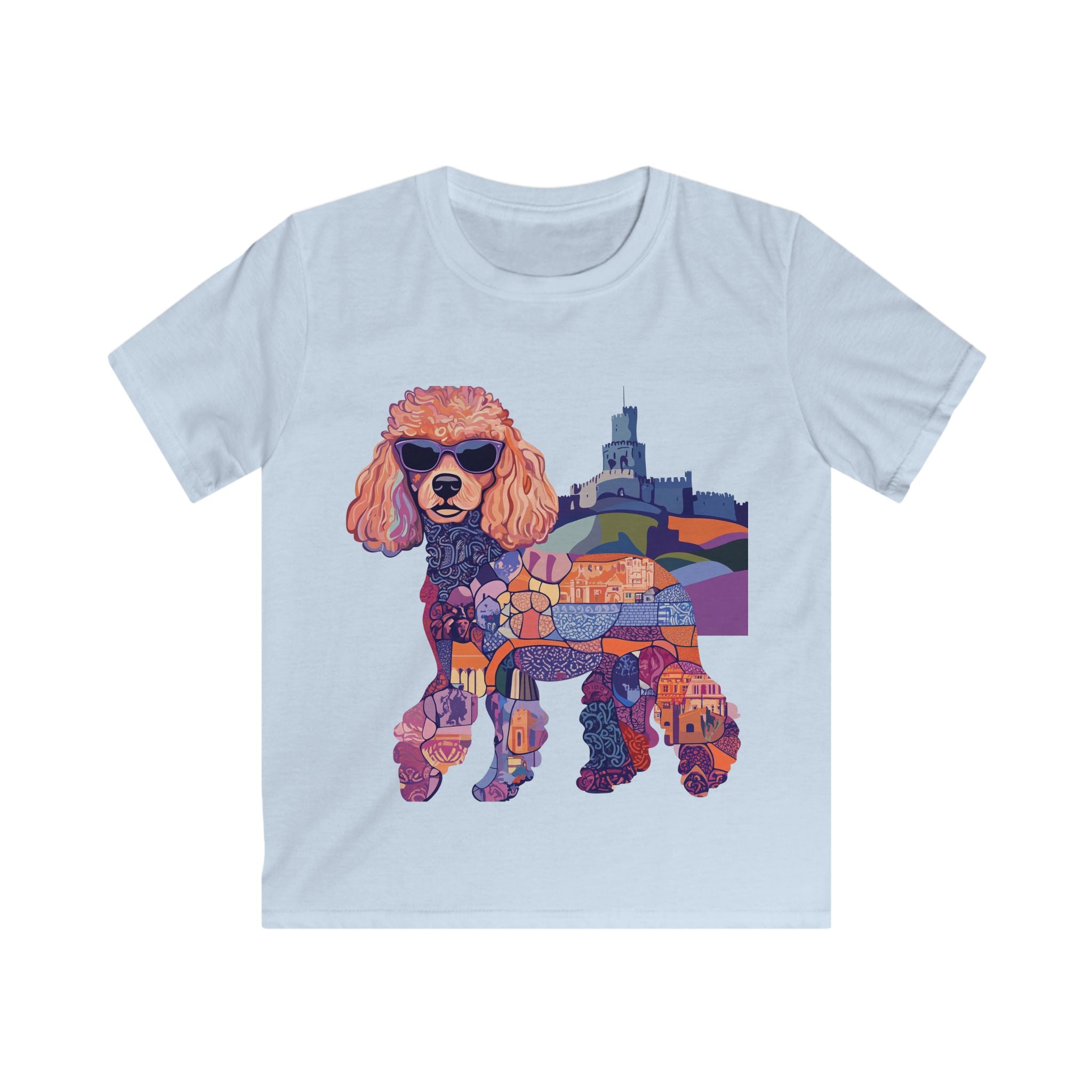 "Pawliament Pals" Royal Mosaic Kids T-Shirt – Soft & Comfy Vintage Style Tee