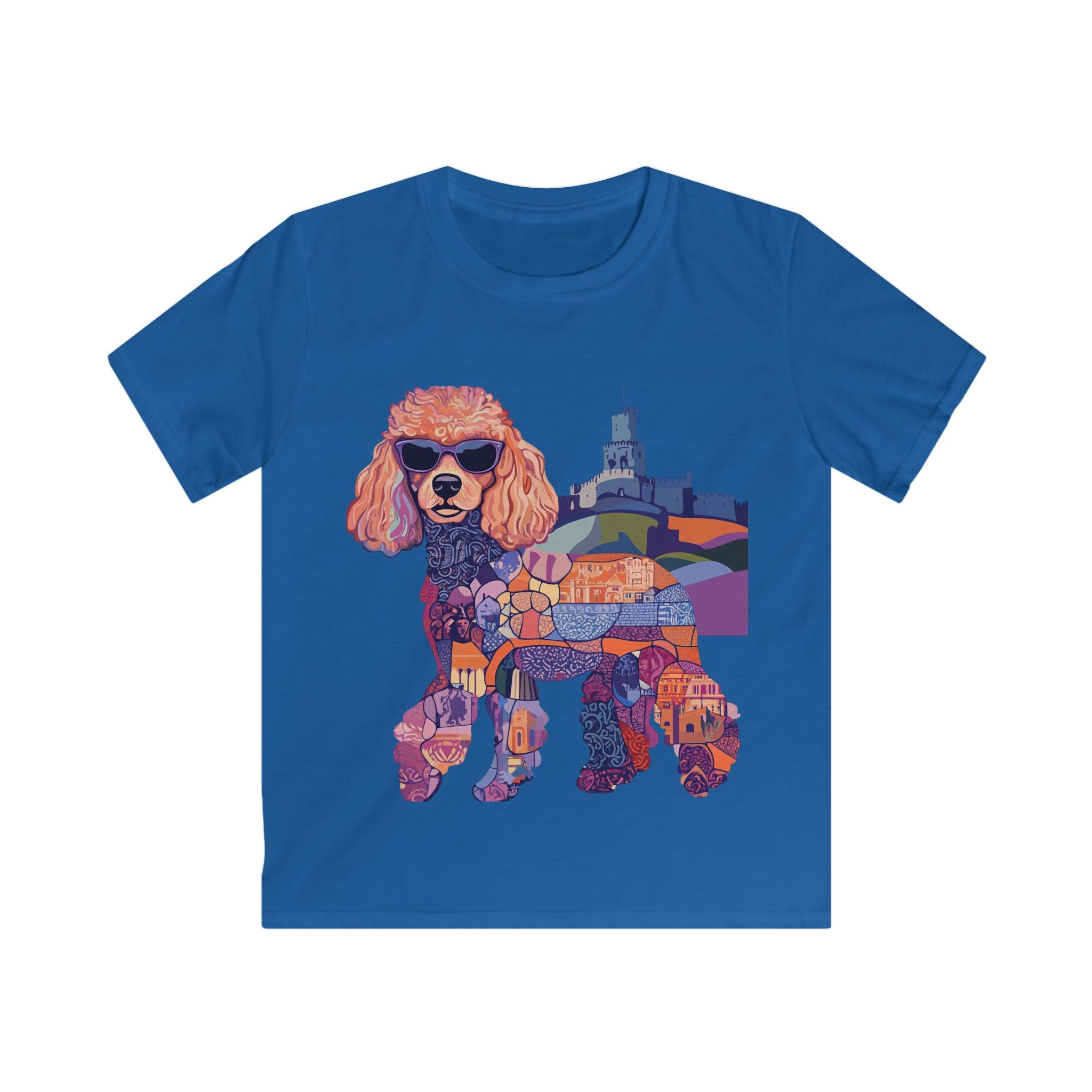 "Pawliament Pals" Royal Mosaic Kids T-Shirt – Soft & Comfy Vintage Style Tee