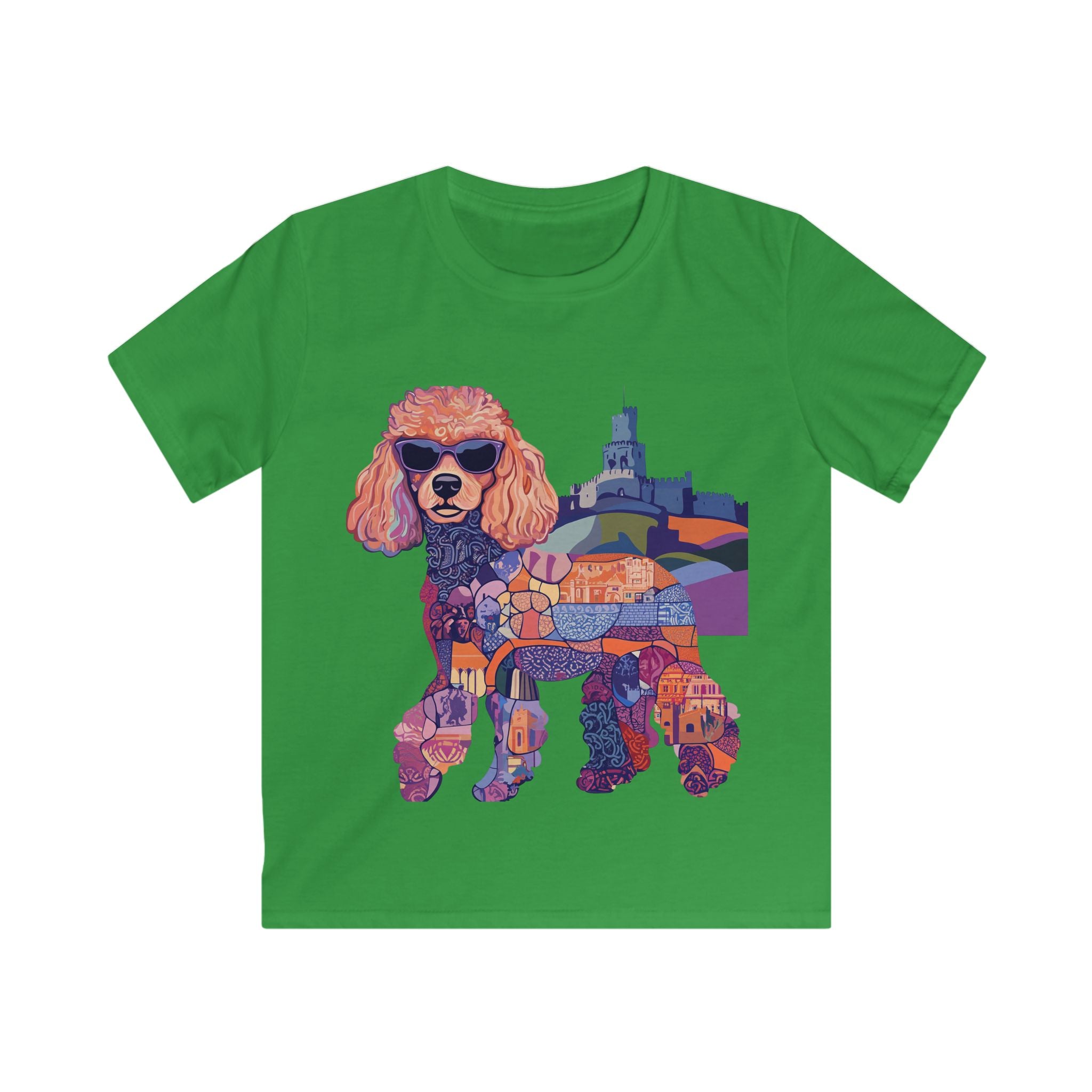 "Pawliament Pals" Royal Mosaic Kids T-Shirt – Soft & Comfy Vintage Style Tee
