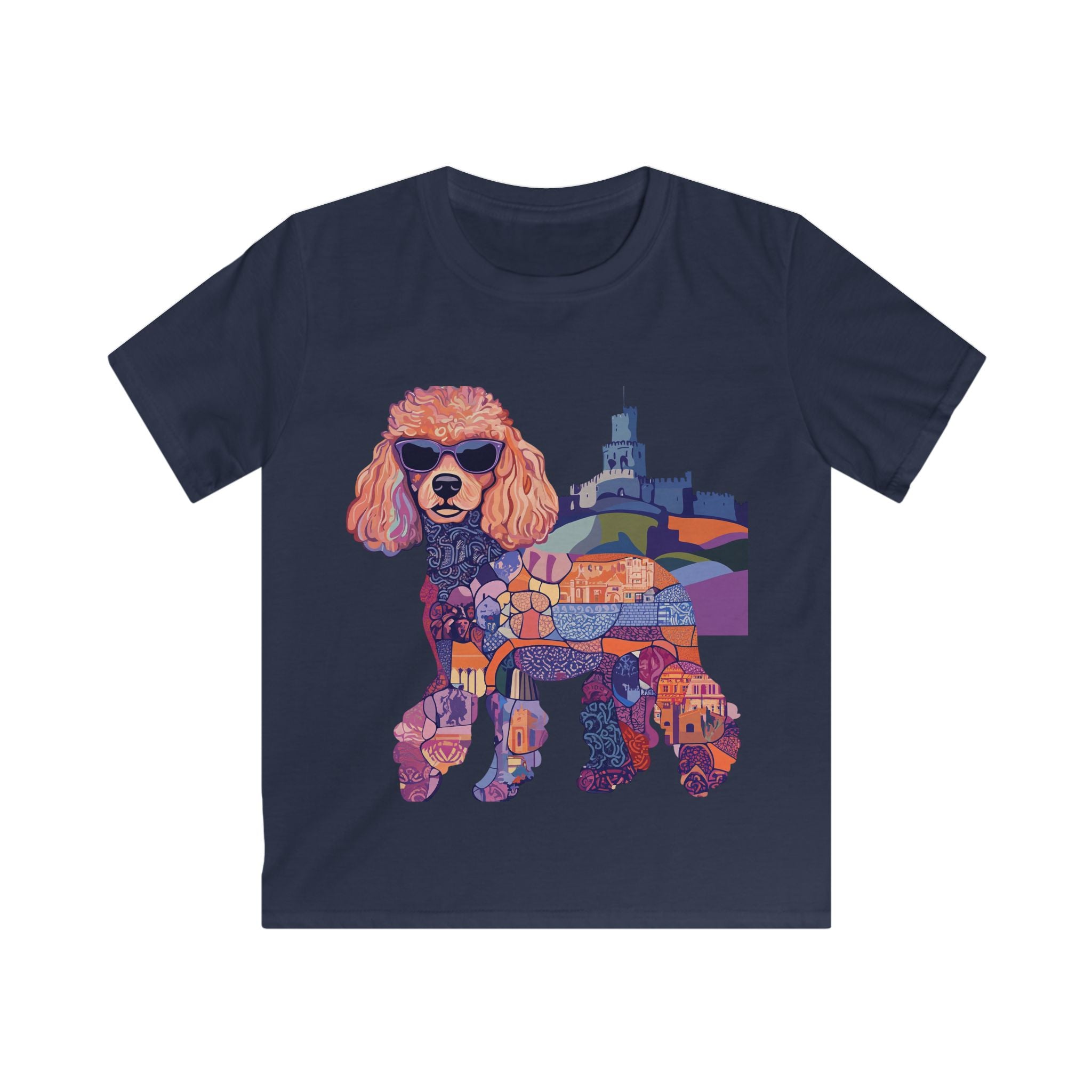 "Pawliament Pals" Royal Mosaic Kids T-Shirt – Soft & Comfy Vintage Style Tee