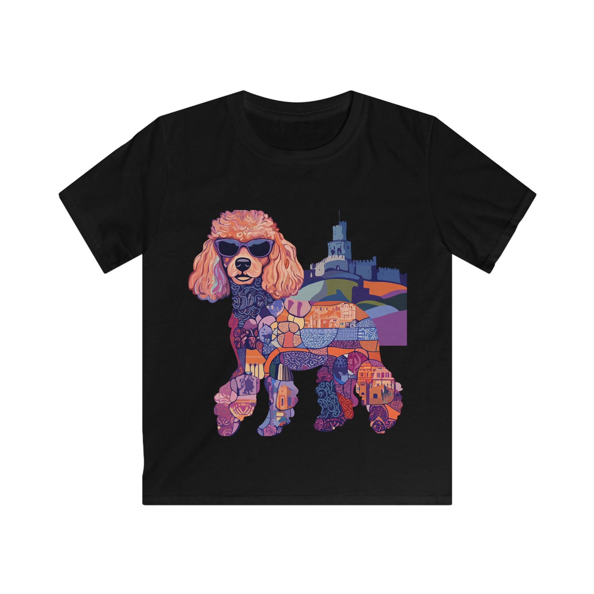 "Pawliament Pals" Royal Mosaic Kids T-Shirt – Soft & Comfy Vintage Style Tee