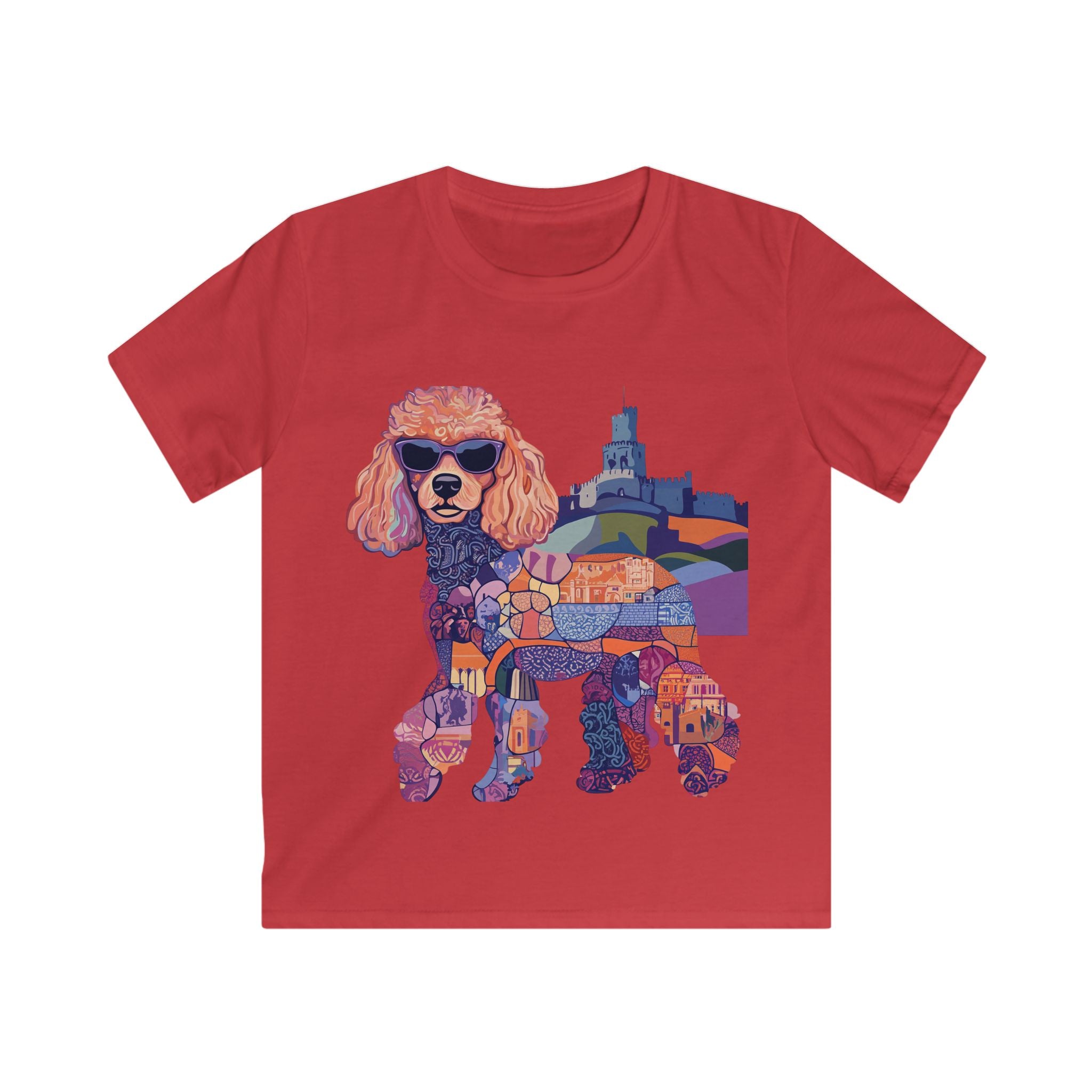 "Pawliament Pals" Royal Mosaic Kids T-Shirt – Soft & Comfy Vintage Style Tee