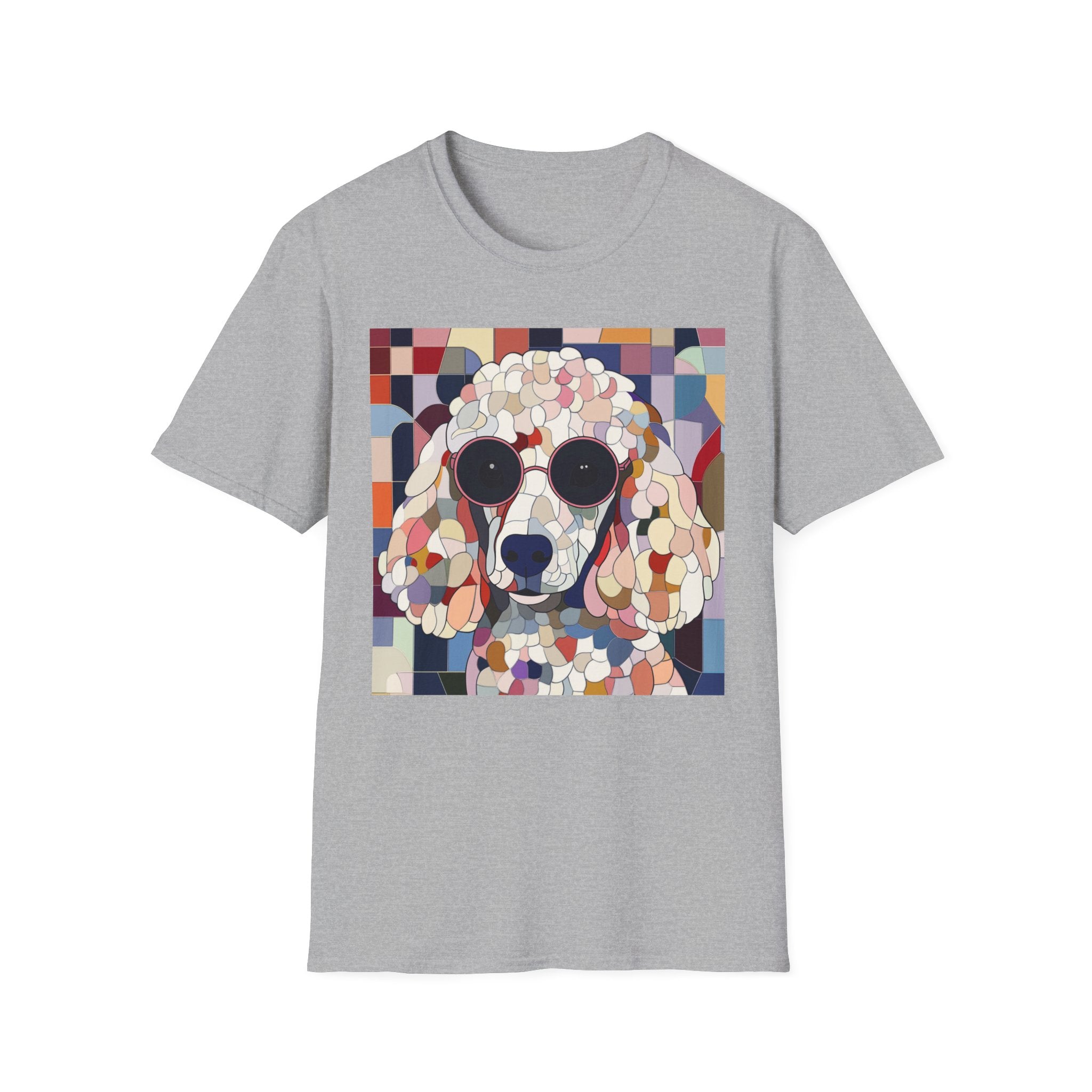 Cool Dog Art T-Shirt | Trendy Pet Lover Tee, Gift for Dog Owners, Summer Fashion, Dog Enthusiast Apparel, Casual Wear
