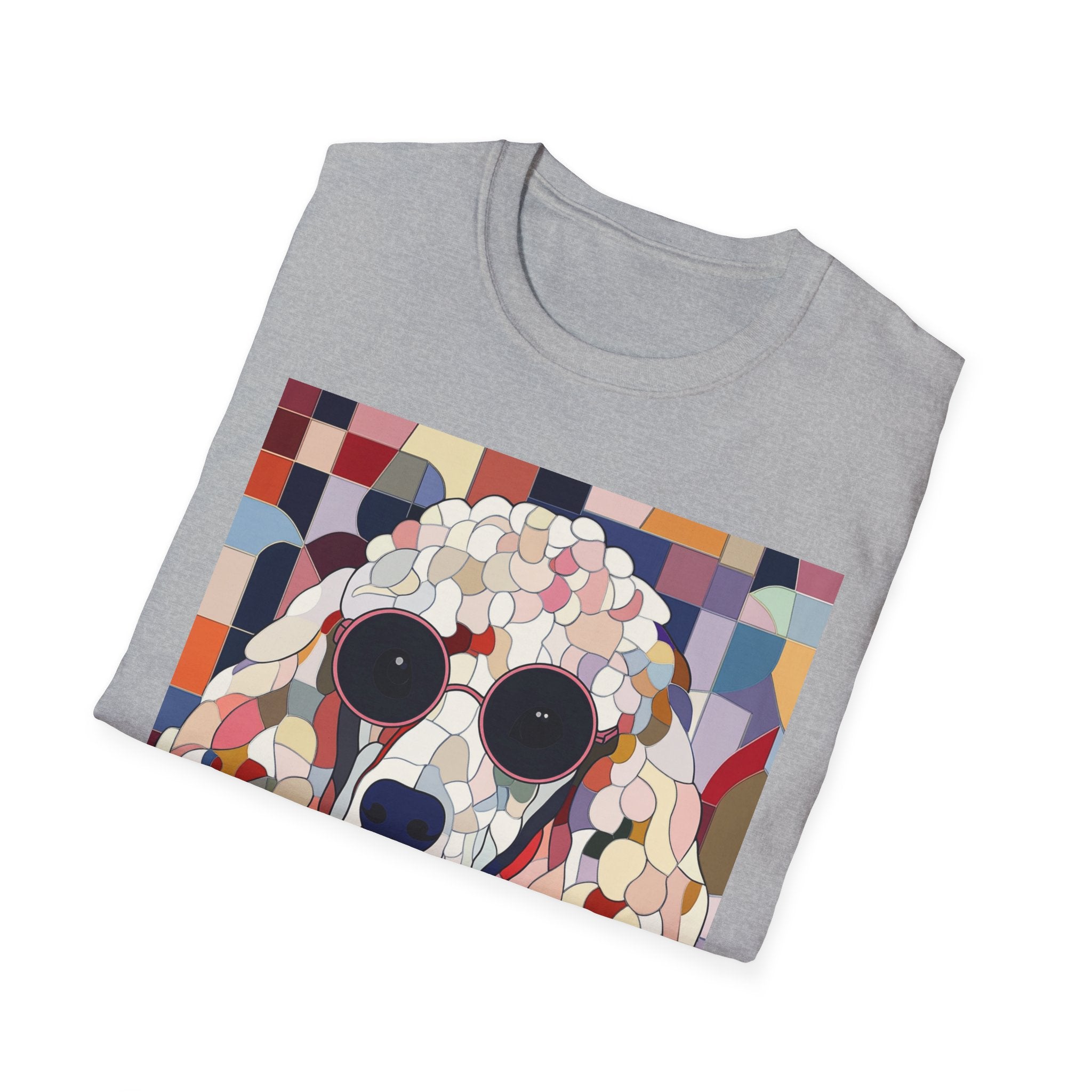 Cool Dog Art T-Shirt | Trendy Pet Lover Tee, Gift for Dog Owners, Summer Fashion, Dog Enthusiast Apparel, Casual Wear