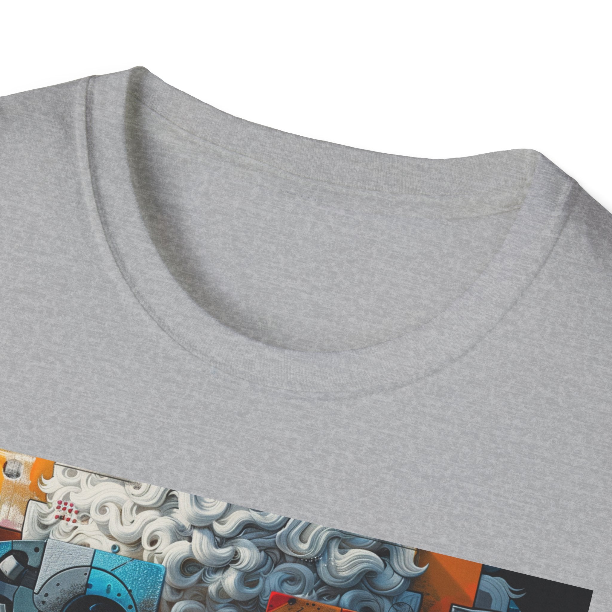 Vibrant Artistic Dog Print T-Shirt | Unisex Softstyle Tee | Pet Lover Gift, Unique Design Shirt, Colorful Fashion, Casual Wear, Animal [...]